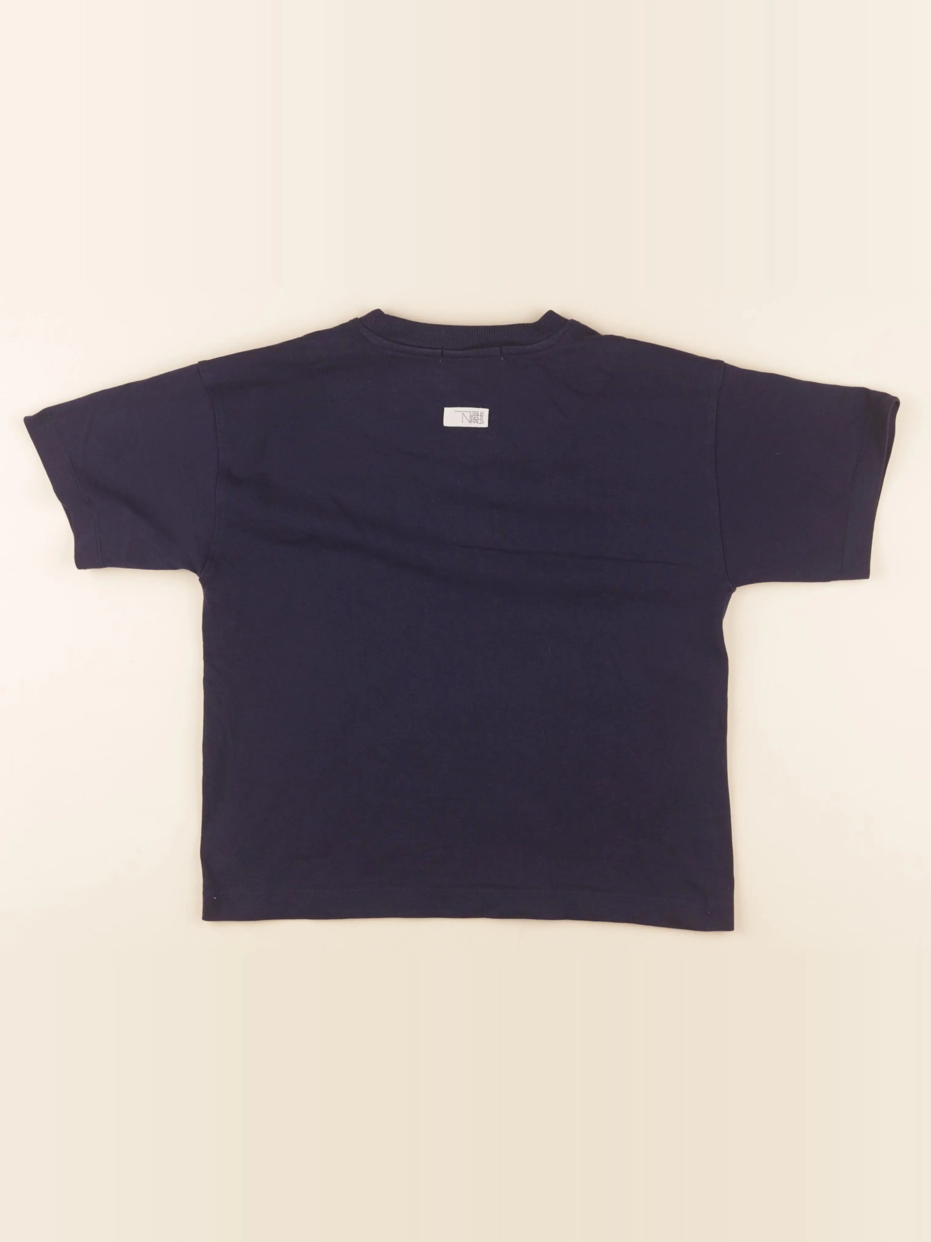 Zara - tee-shirt imprimé au dos bleu - 6/7 ans