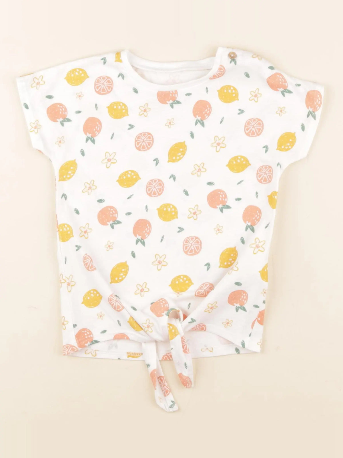Vertbaudet - tee-shirt blanc, multicolore - 3 ans