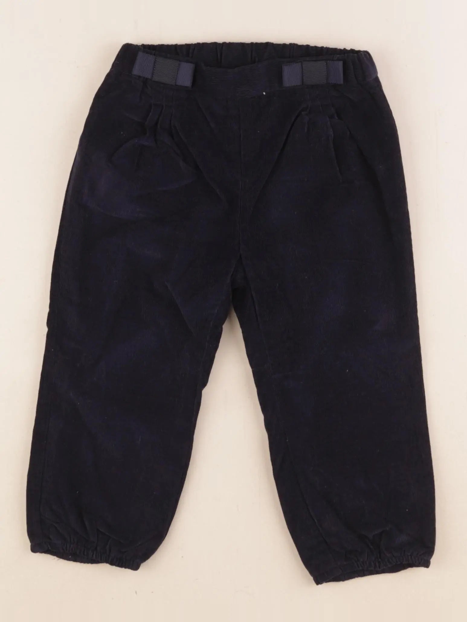 Jacadi - pantalon doublé bleu - 18 mois