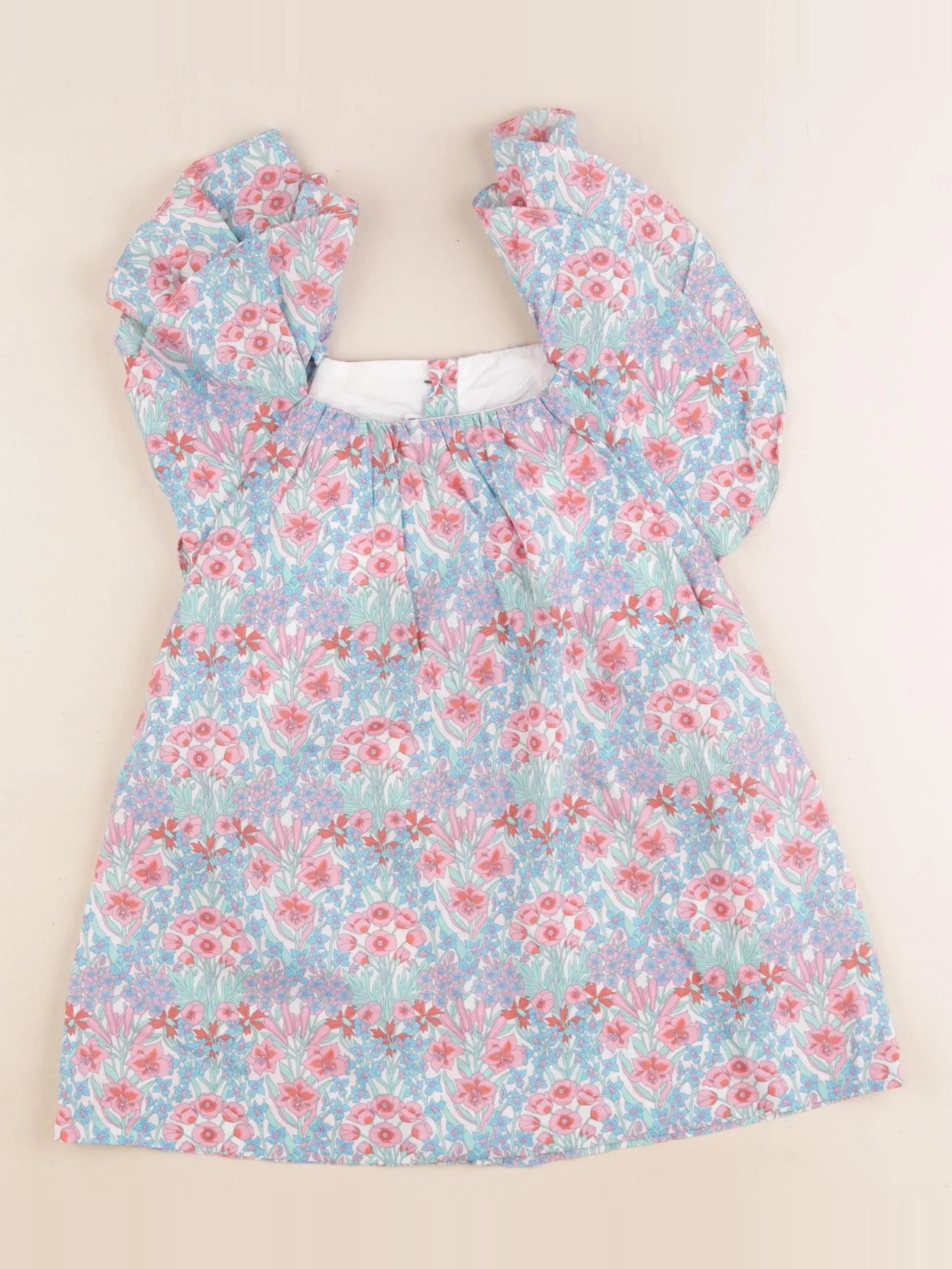 Jacadi - blouse liberty multicolore - 8 ans