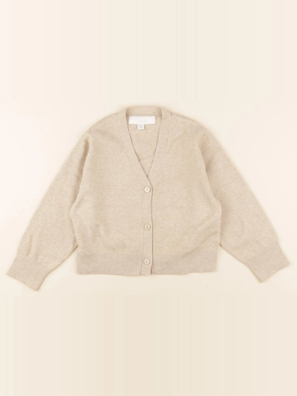 Zara - gilet beige - 6/7 ans