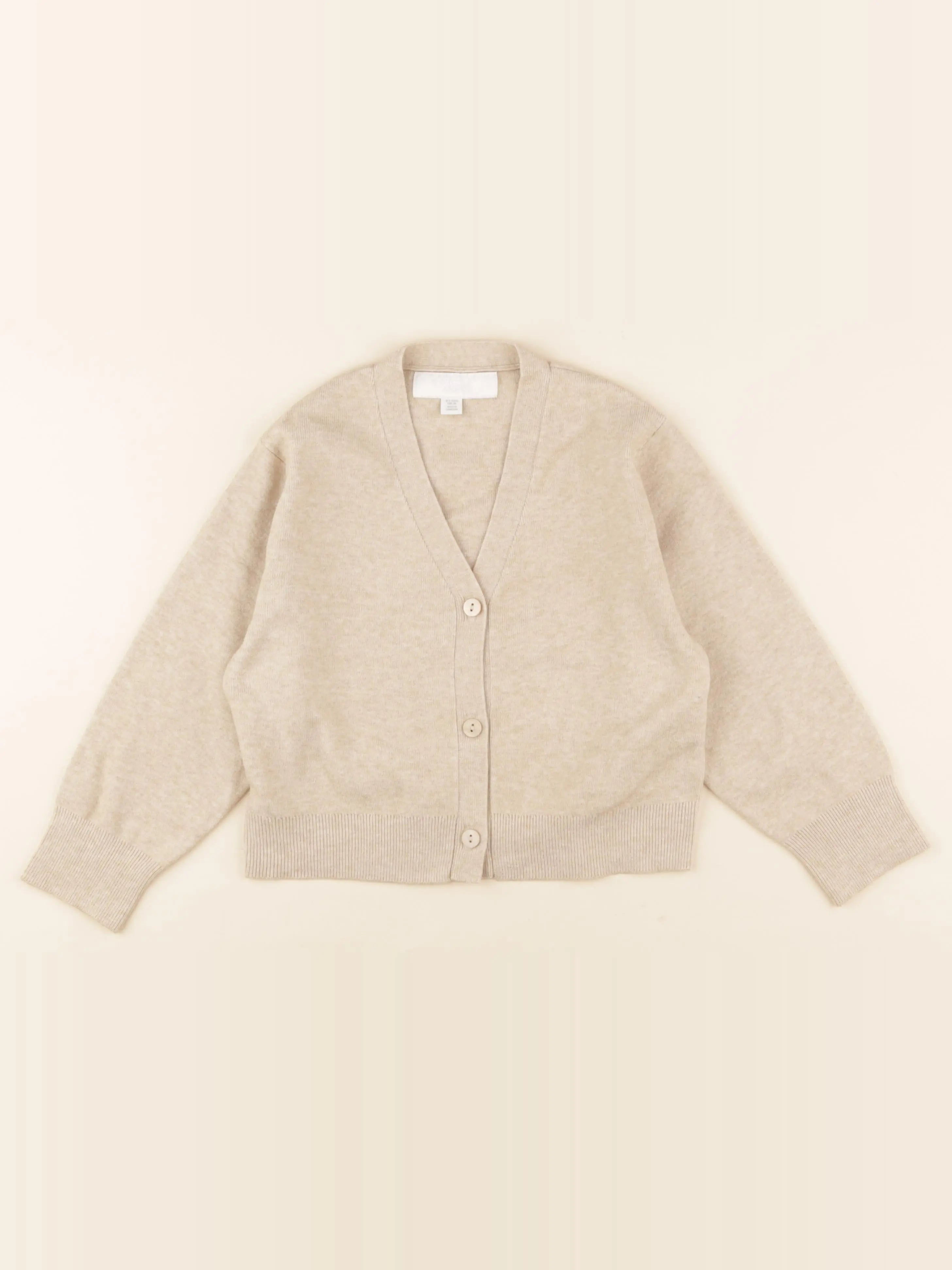 Zara - gilet beige - 6/7 ans