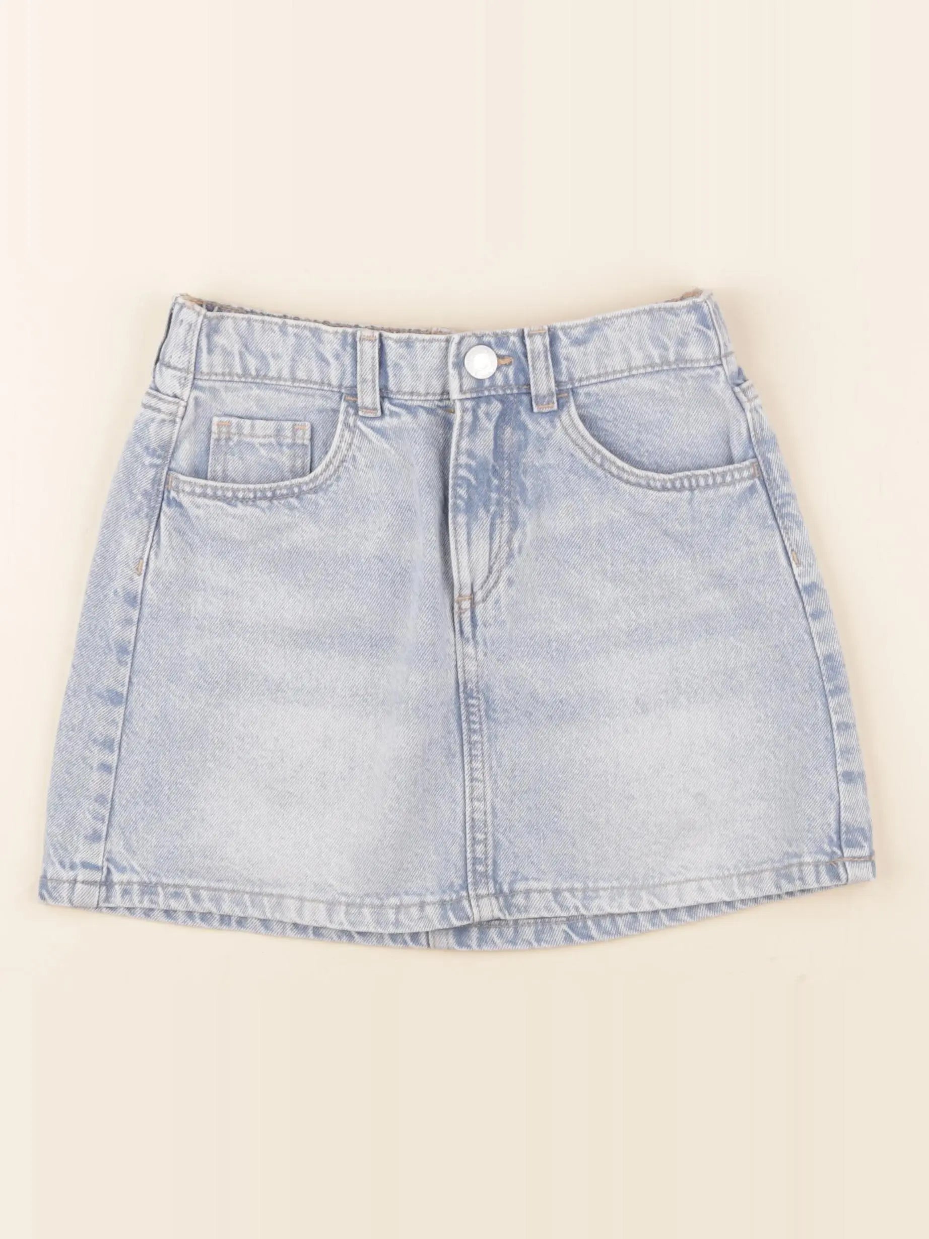 H&M - jupe bleu - 6/7 ans