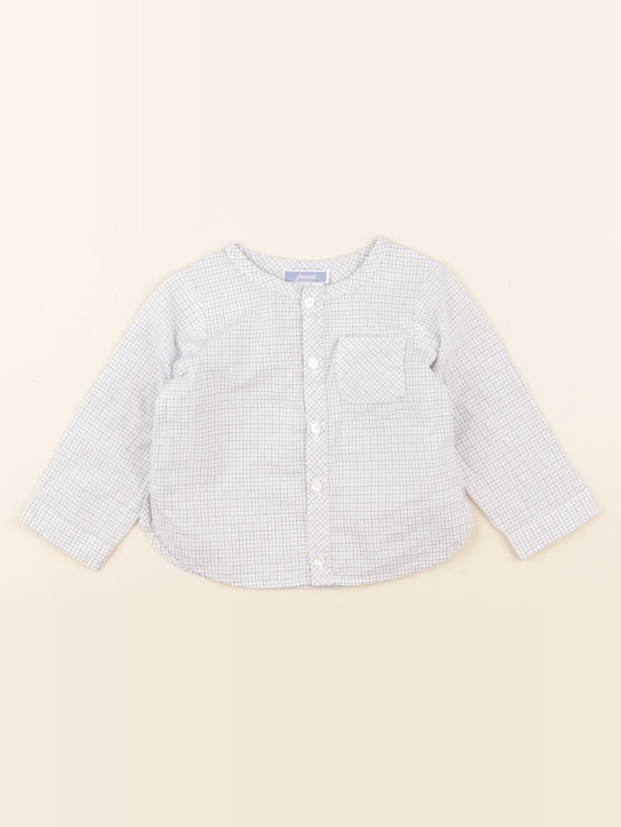 Jacadi - chemise bleu - 12 mois