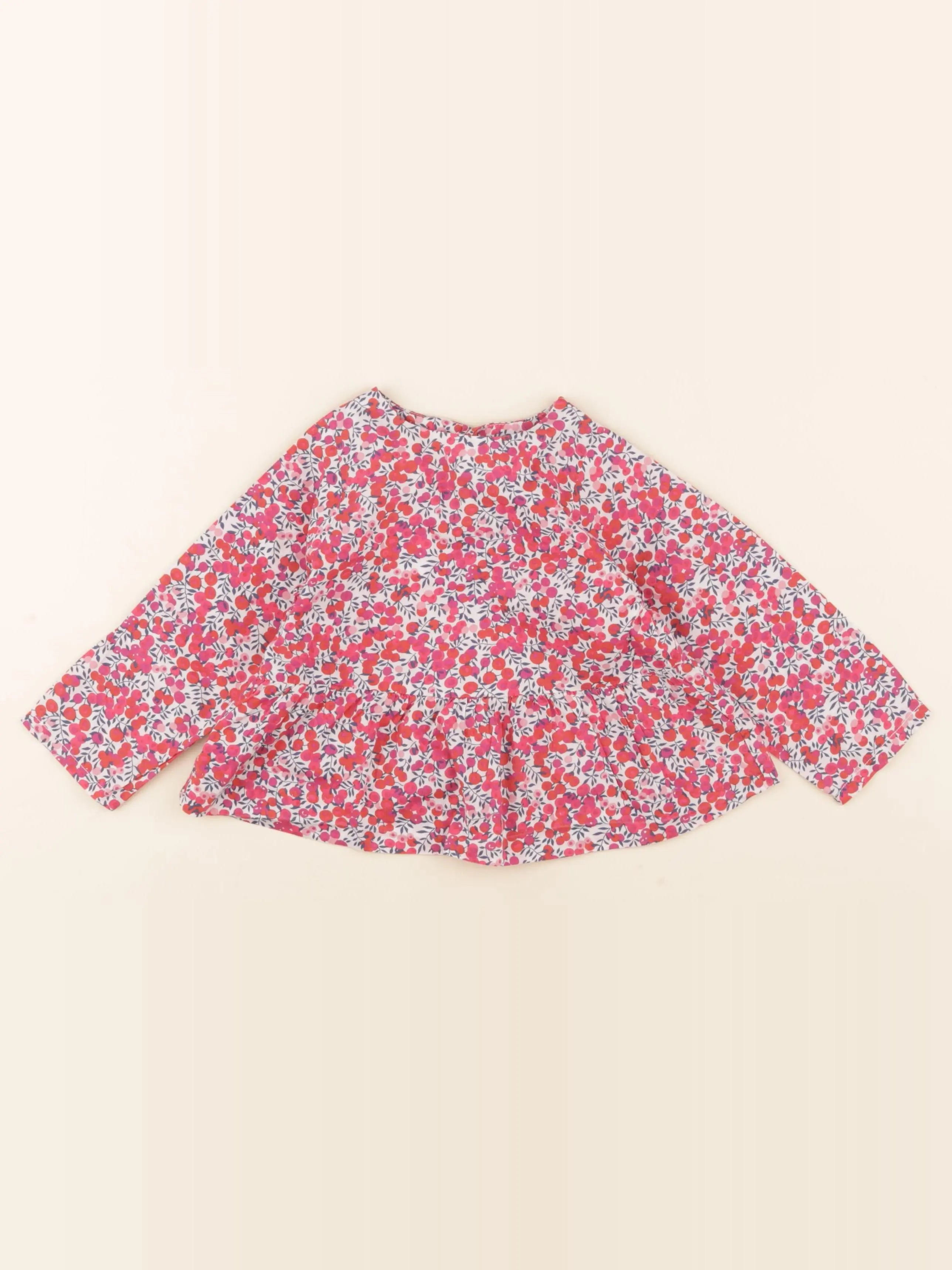 Jacadi - blouse liberty multicolore - 18 mois