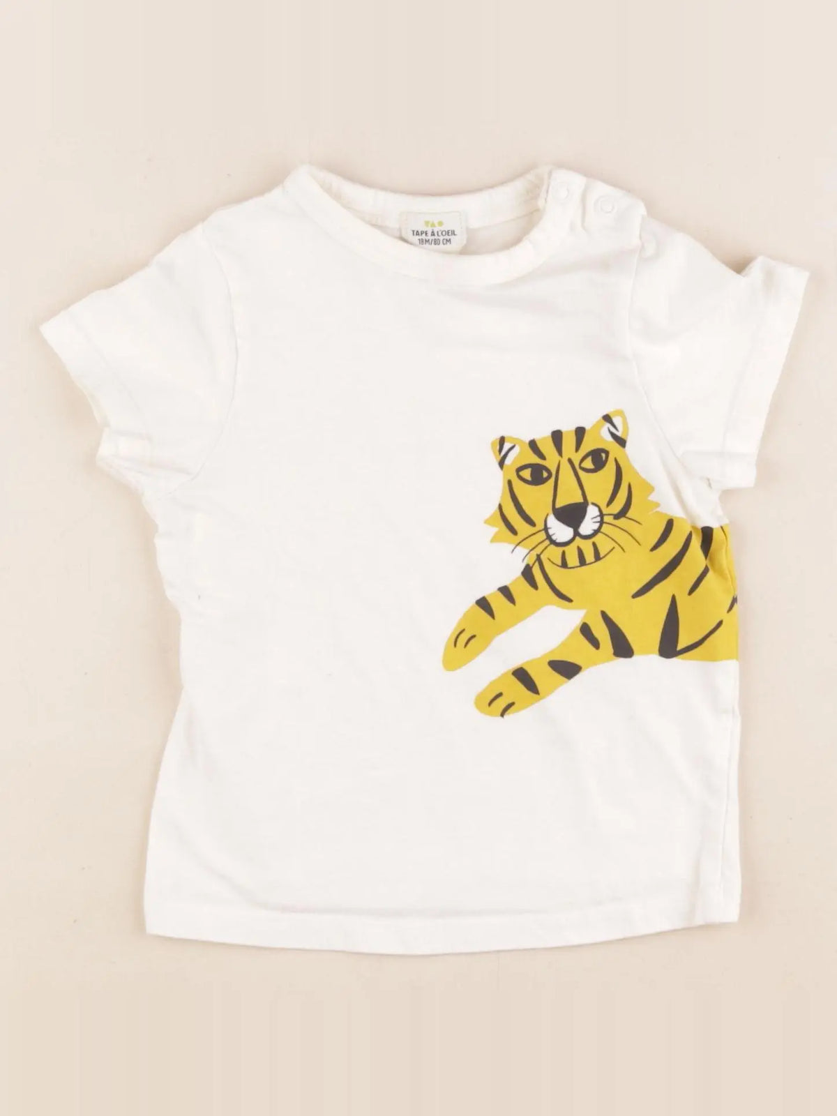 Tape à l'oeil - tee-shirt beige - 18 mois