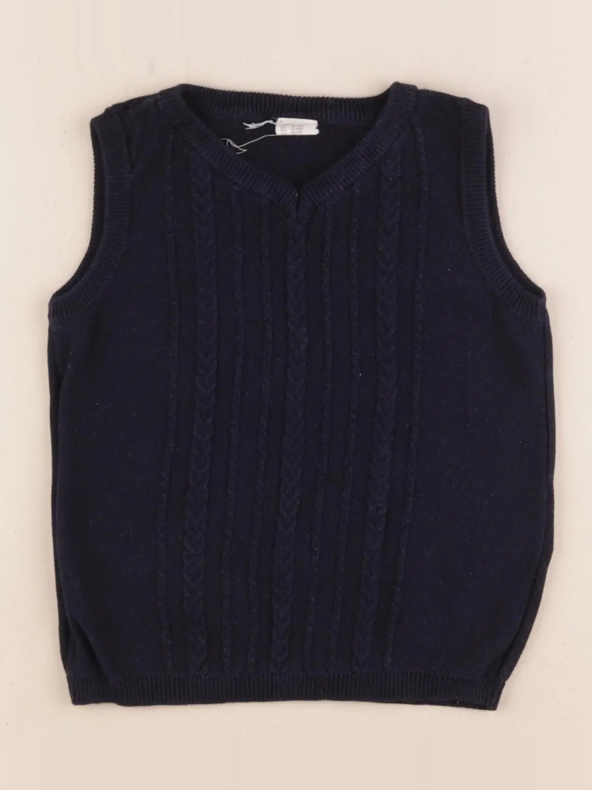 H&M - pull bleu - 12/18 mois