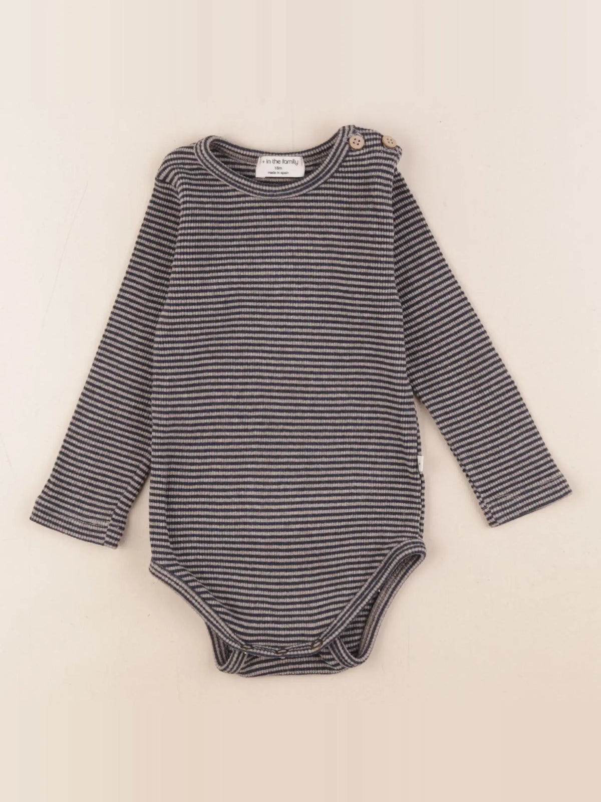 1+ In the family - body bleu - 18 mois