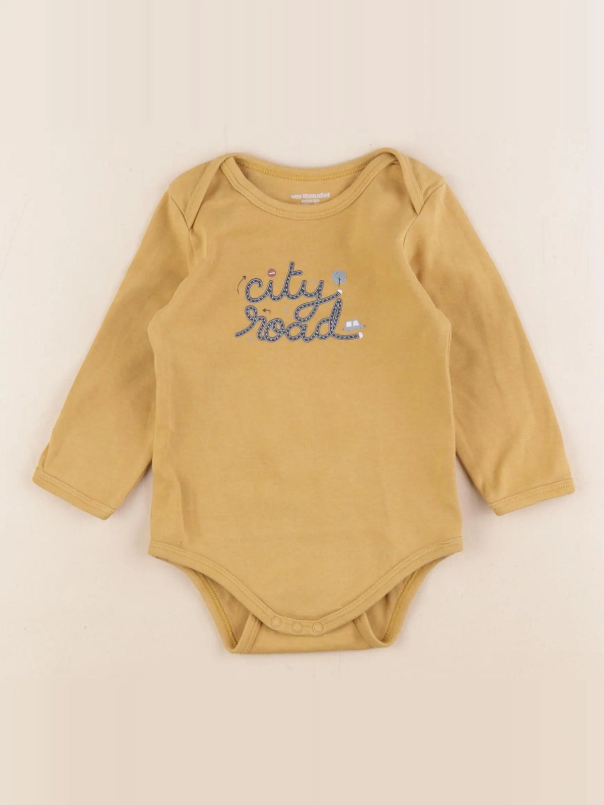 Vertbaudet - body jaune - 18 mois