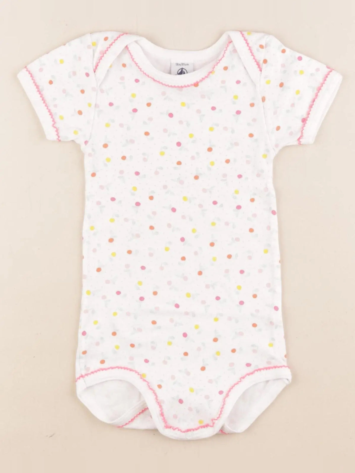 Petit Bateau - body multicolore - 18 mois