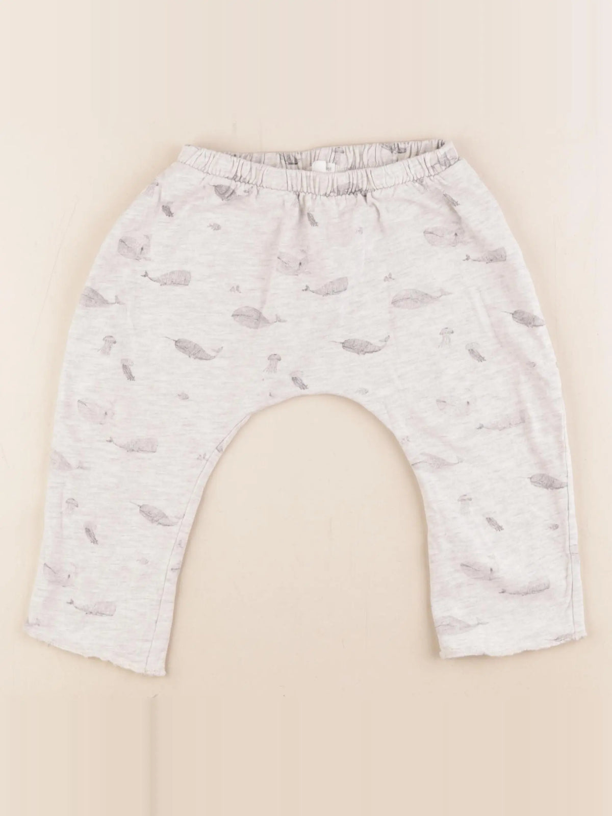 Vertbaudet - sarouel gris - 18 mois