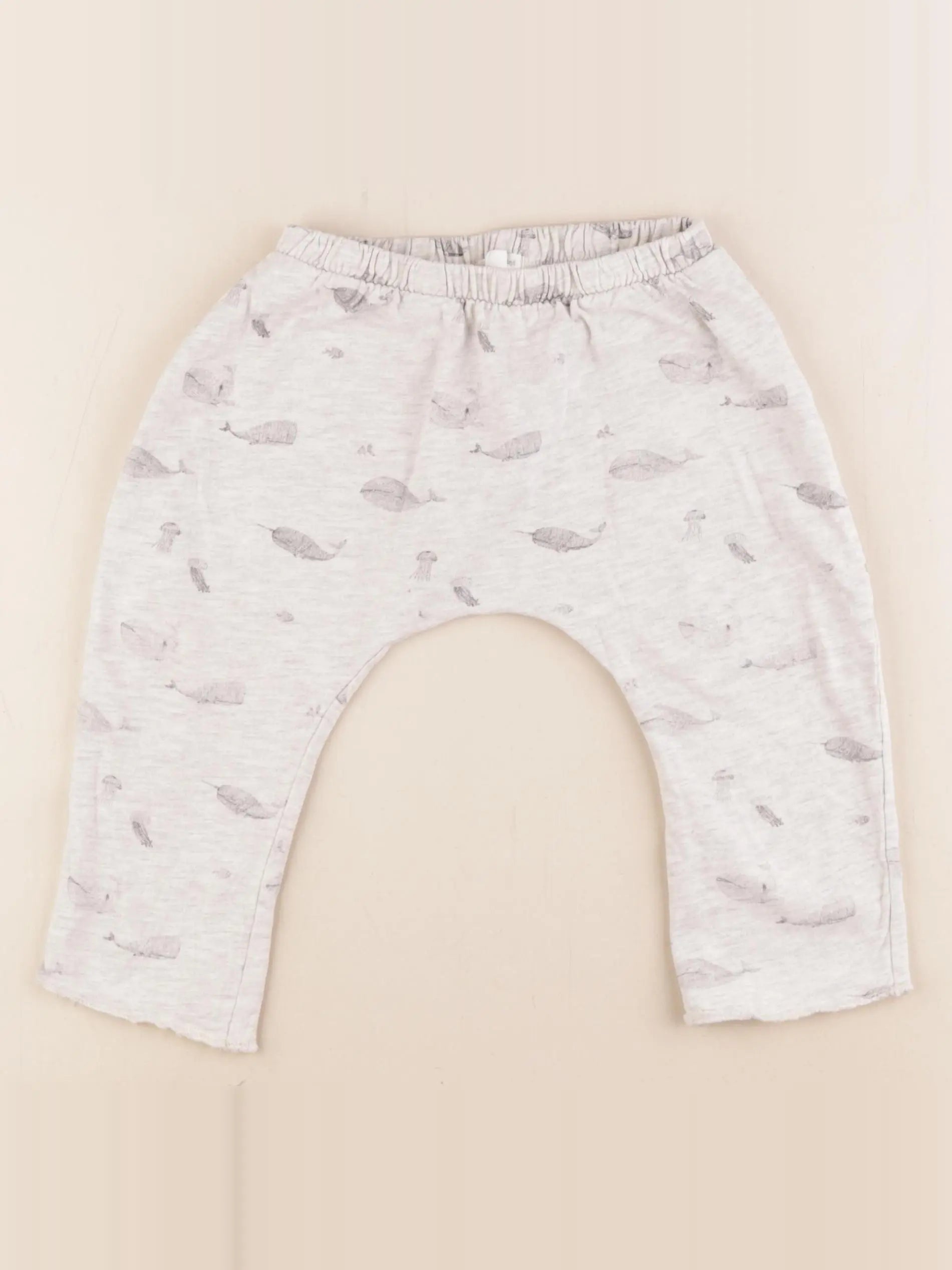 Vertbaudet - sarouel gris - 18 mois