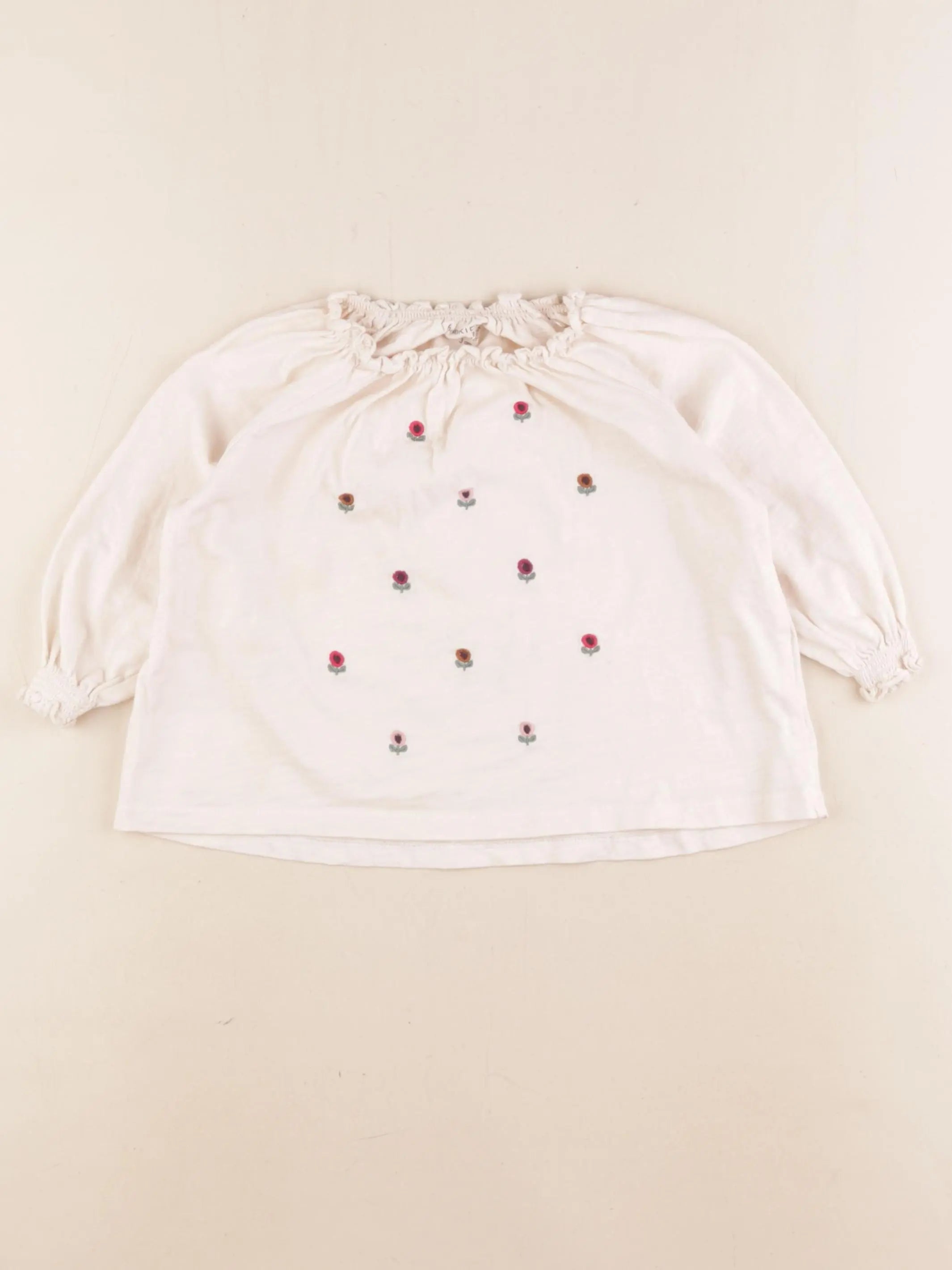 Monoprix - tee-shirt beige - 3 ans