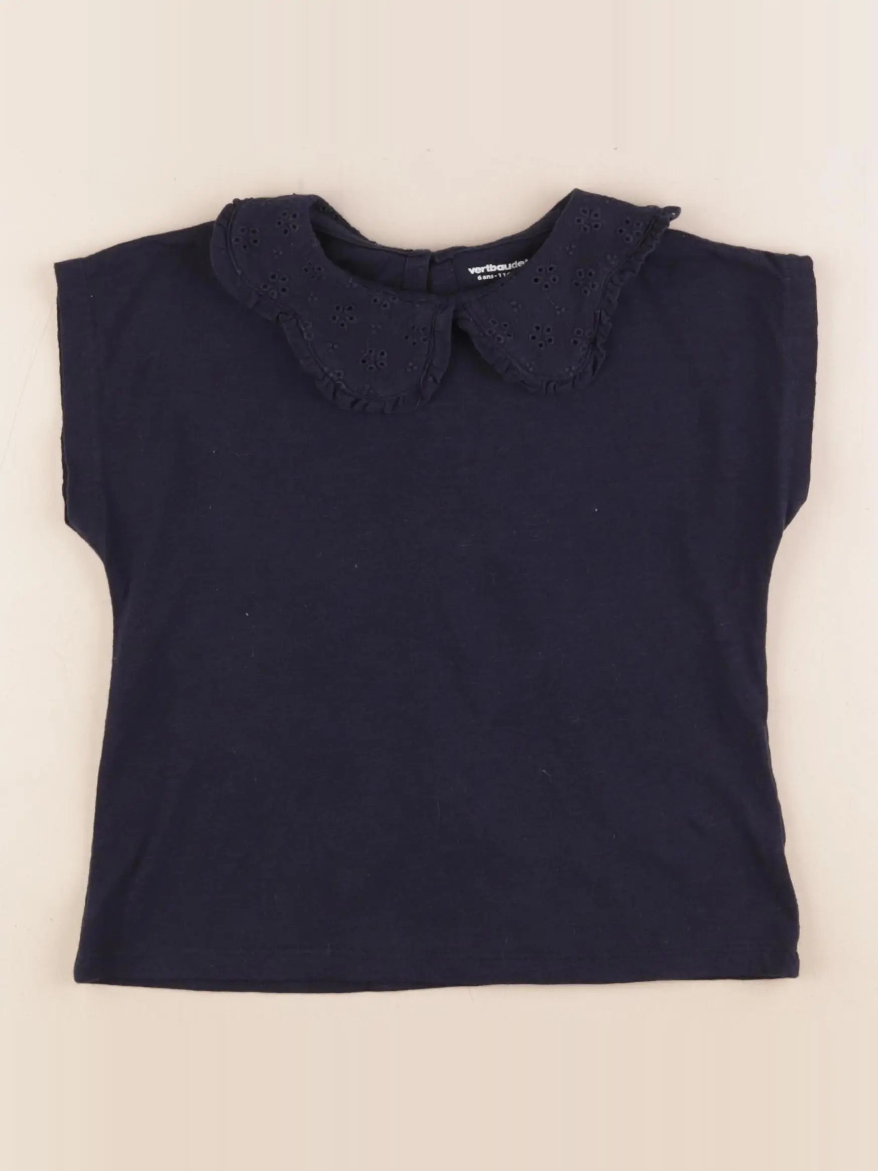 Vertbaudet - tee-shirt bleu - 6 ans