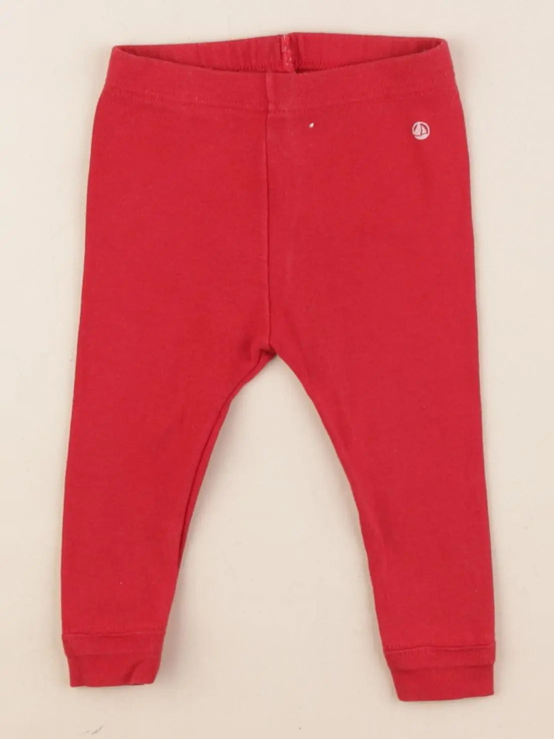 Petit Bateau - legging rouge - 6 mois