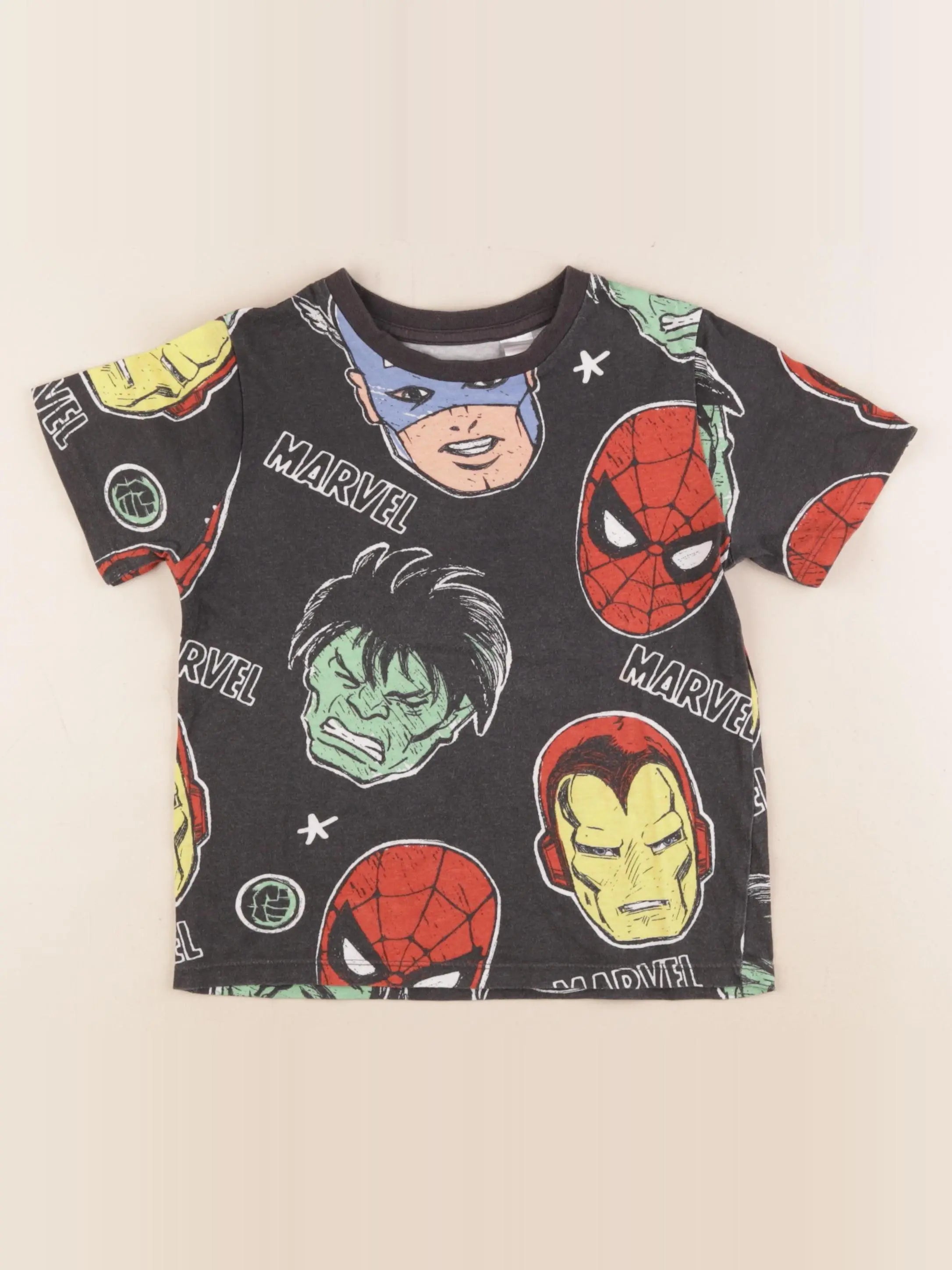 H&M - tee-shirt multicolore - 4/6 ans