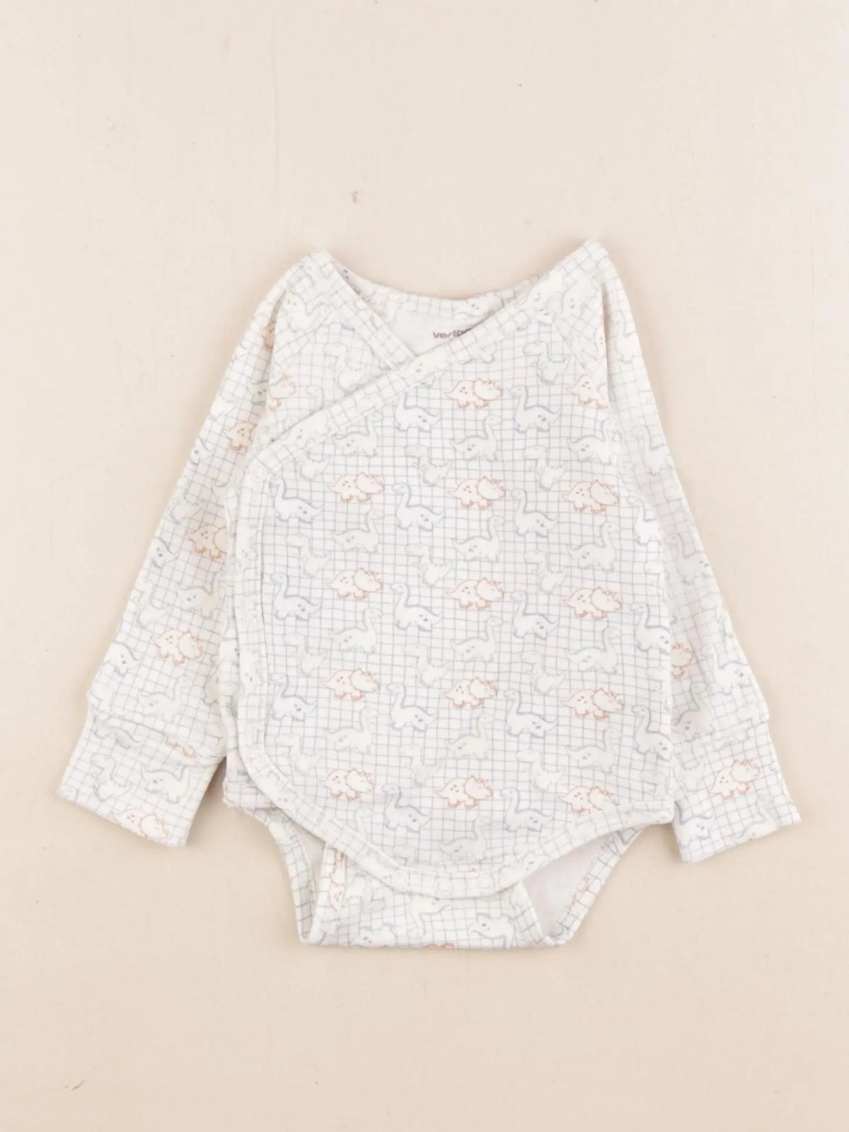 Vertbaudet - body beige - 3 mois