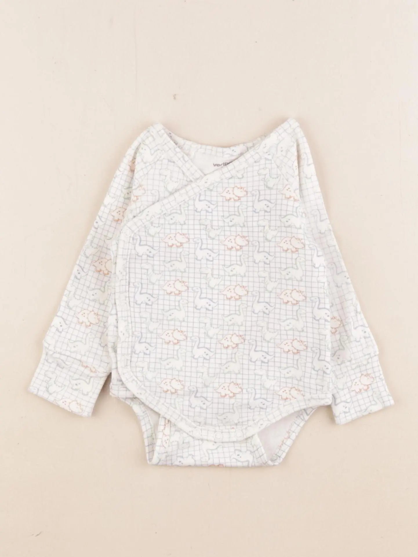 Vertbaudet - body beige - 3 mois