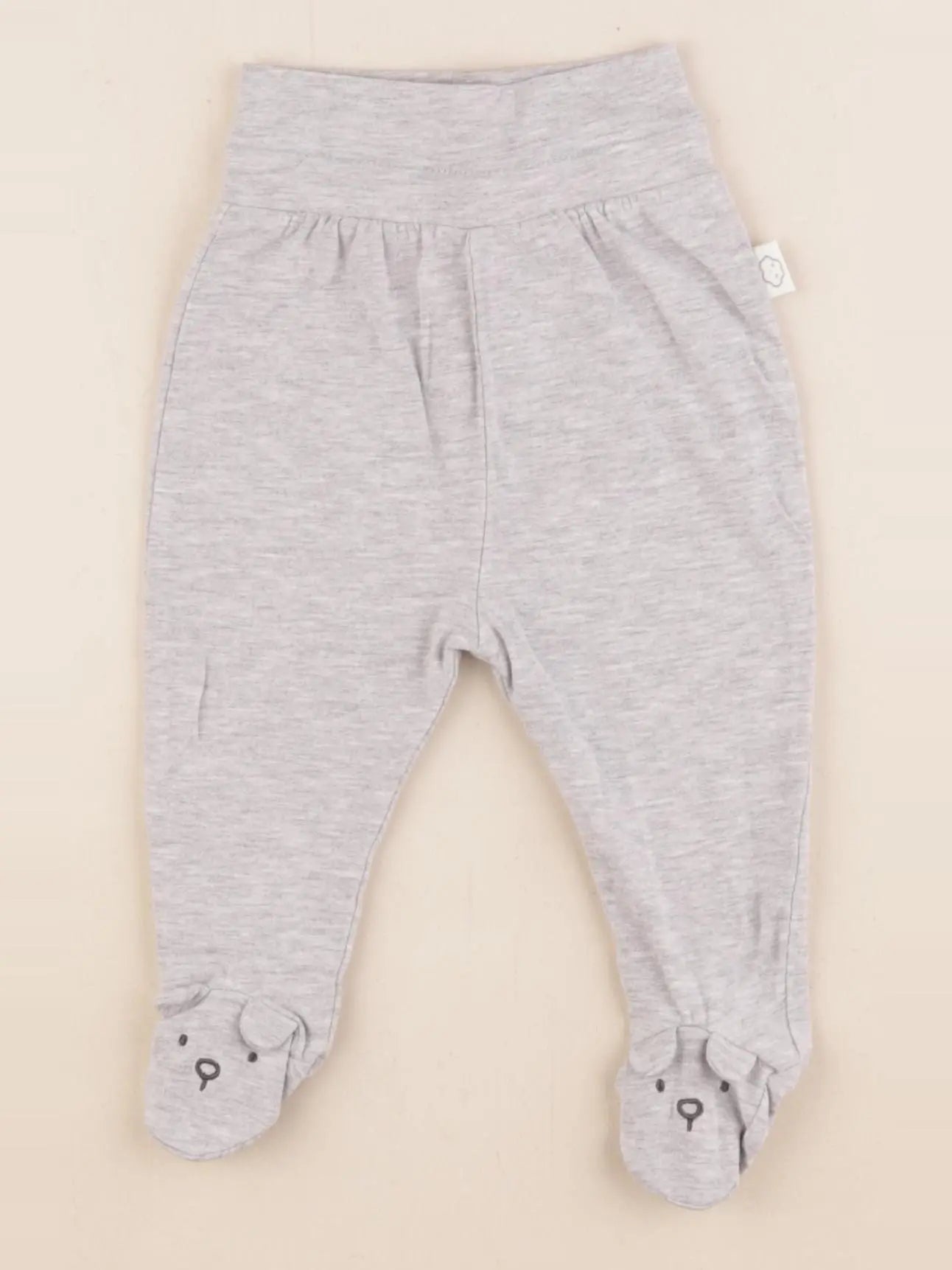 Vertbaudet - legging gris - 3 mois