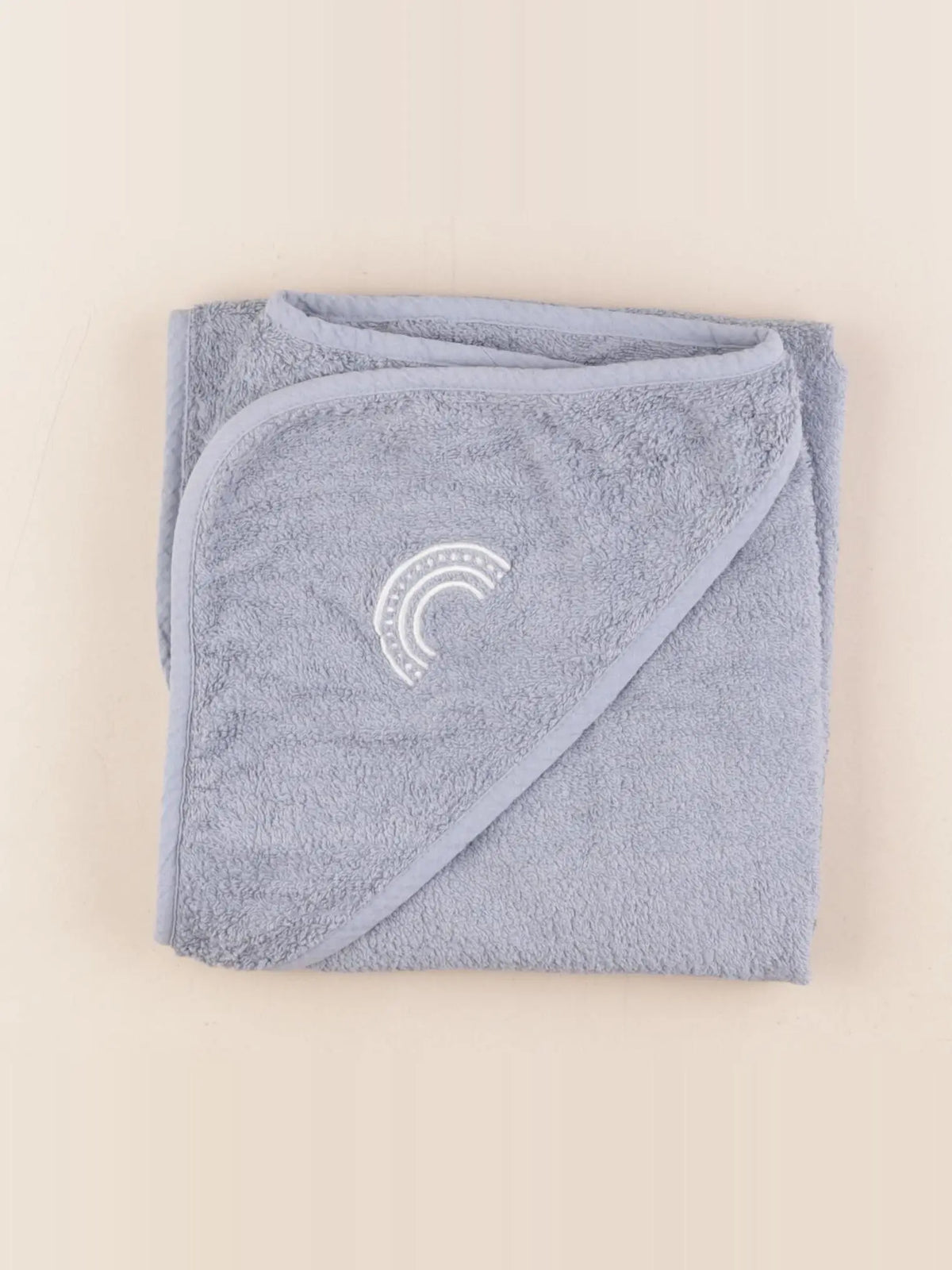 Vertbaudet - cape de bain bleu - 0/6 mois
