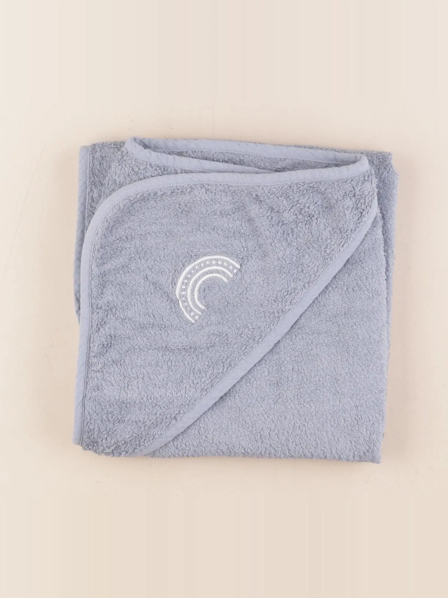 Vertbaudet - cape de bain bleu - 0/6 mois