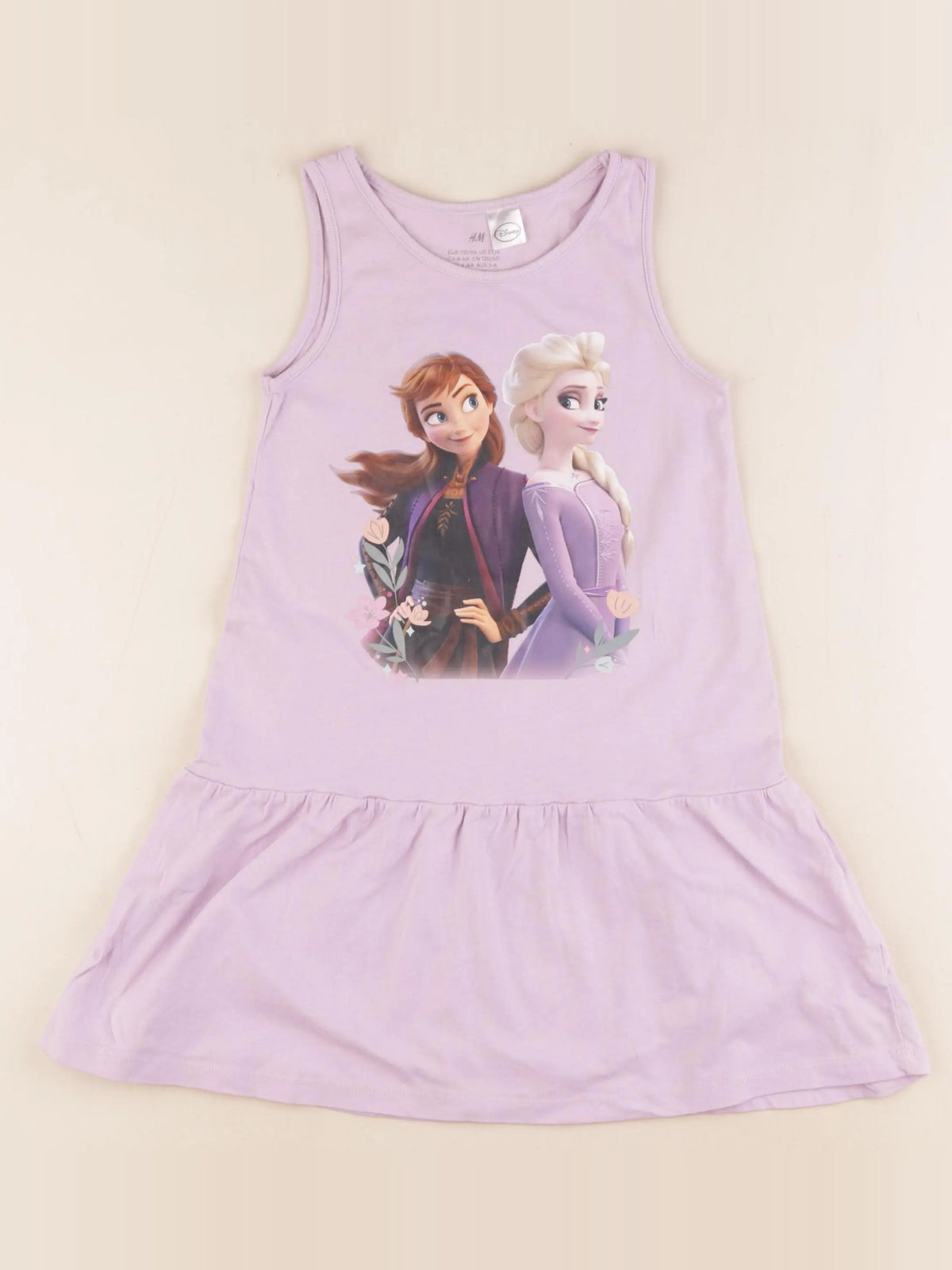 H&M - robe violet - 4/6 ans