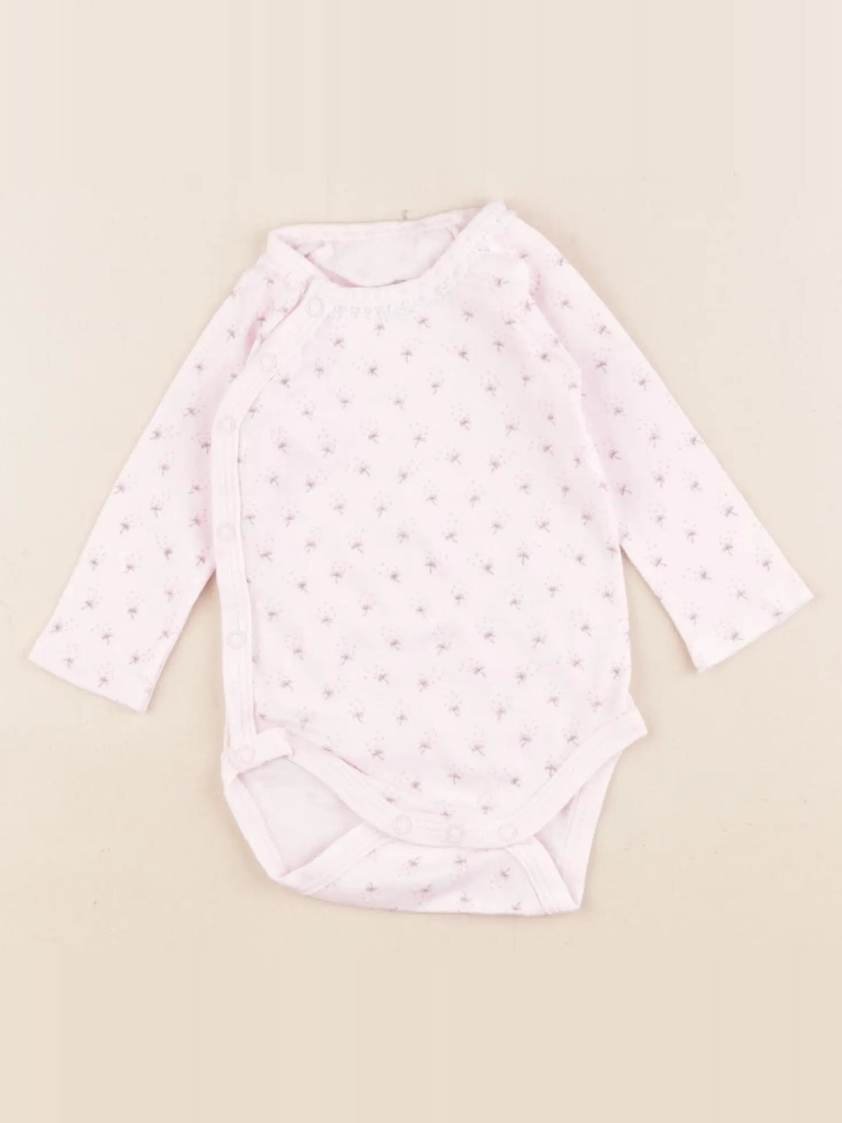 Petit Bateau - body rose - 3 mois