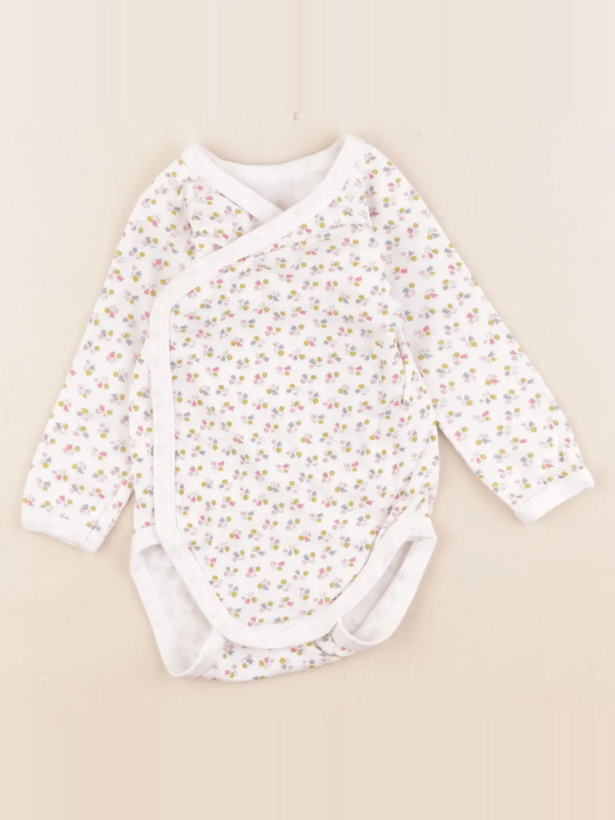 Petit Bateau - body multicolore - 6 mois
