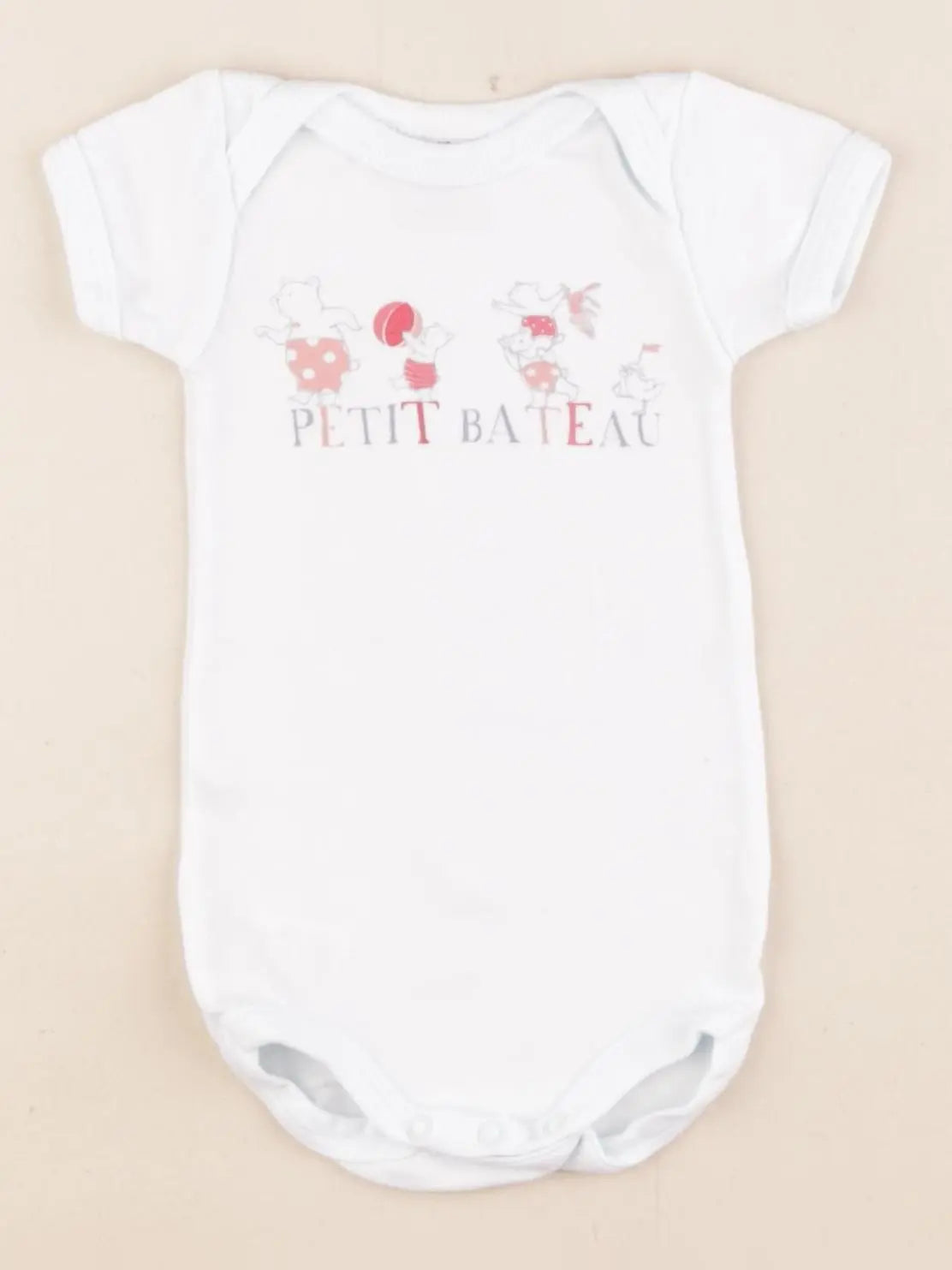 Petit Bateau - body bleu - 3 mois