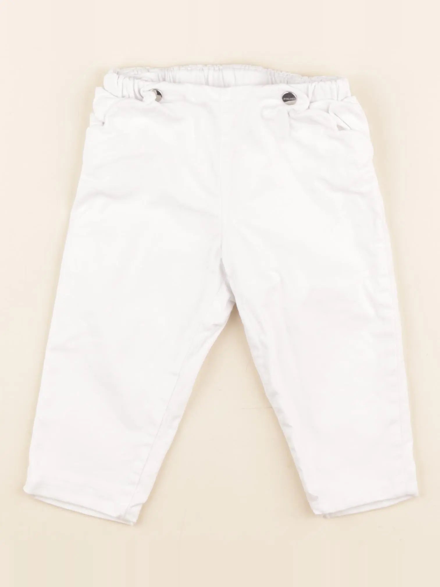 Jacadi - pantalon blanc - 12 mois