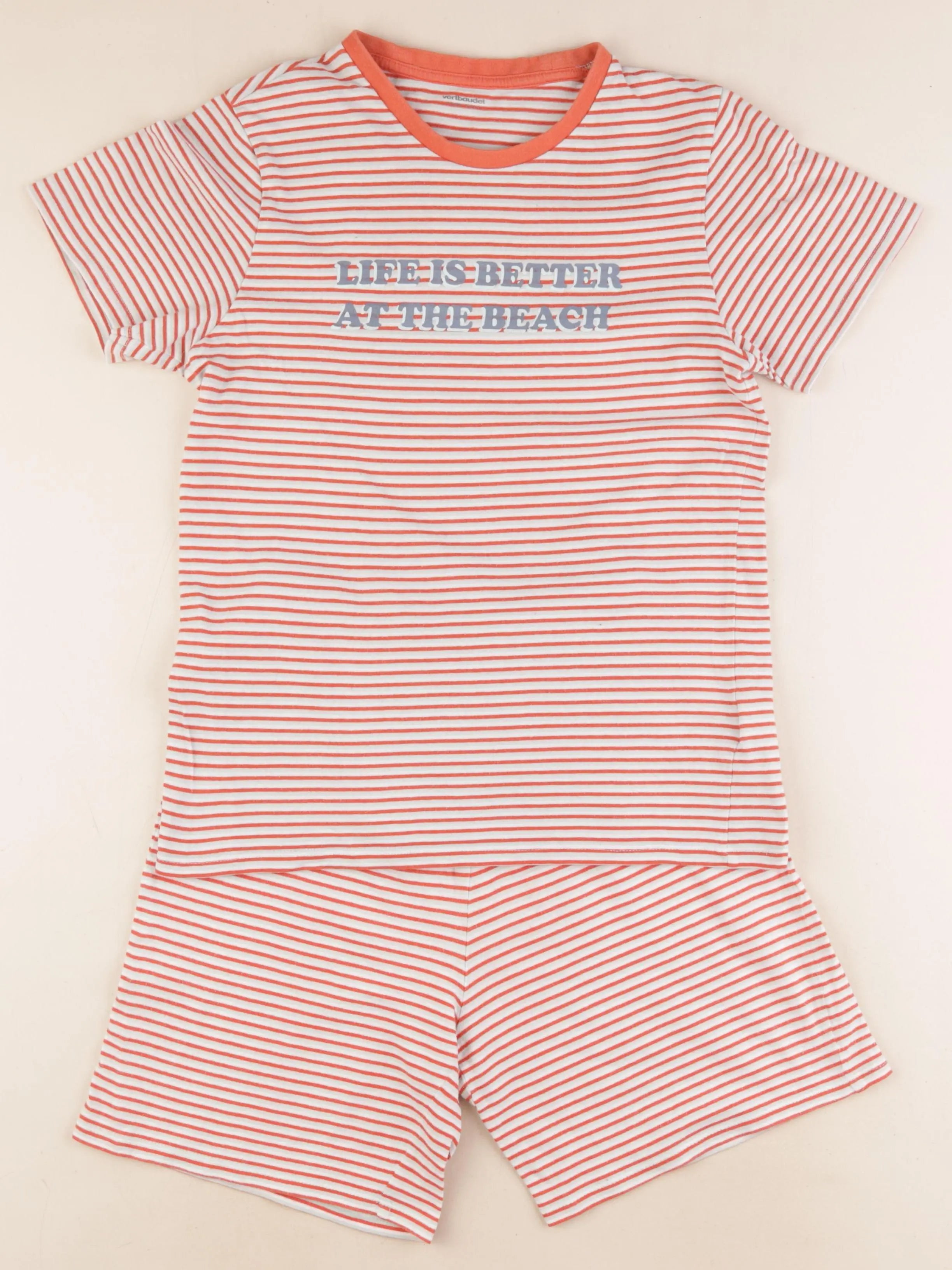 Vertbaudet - pyjama coton multicolore - 12 ans