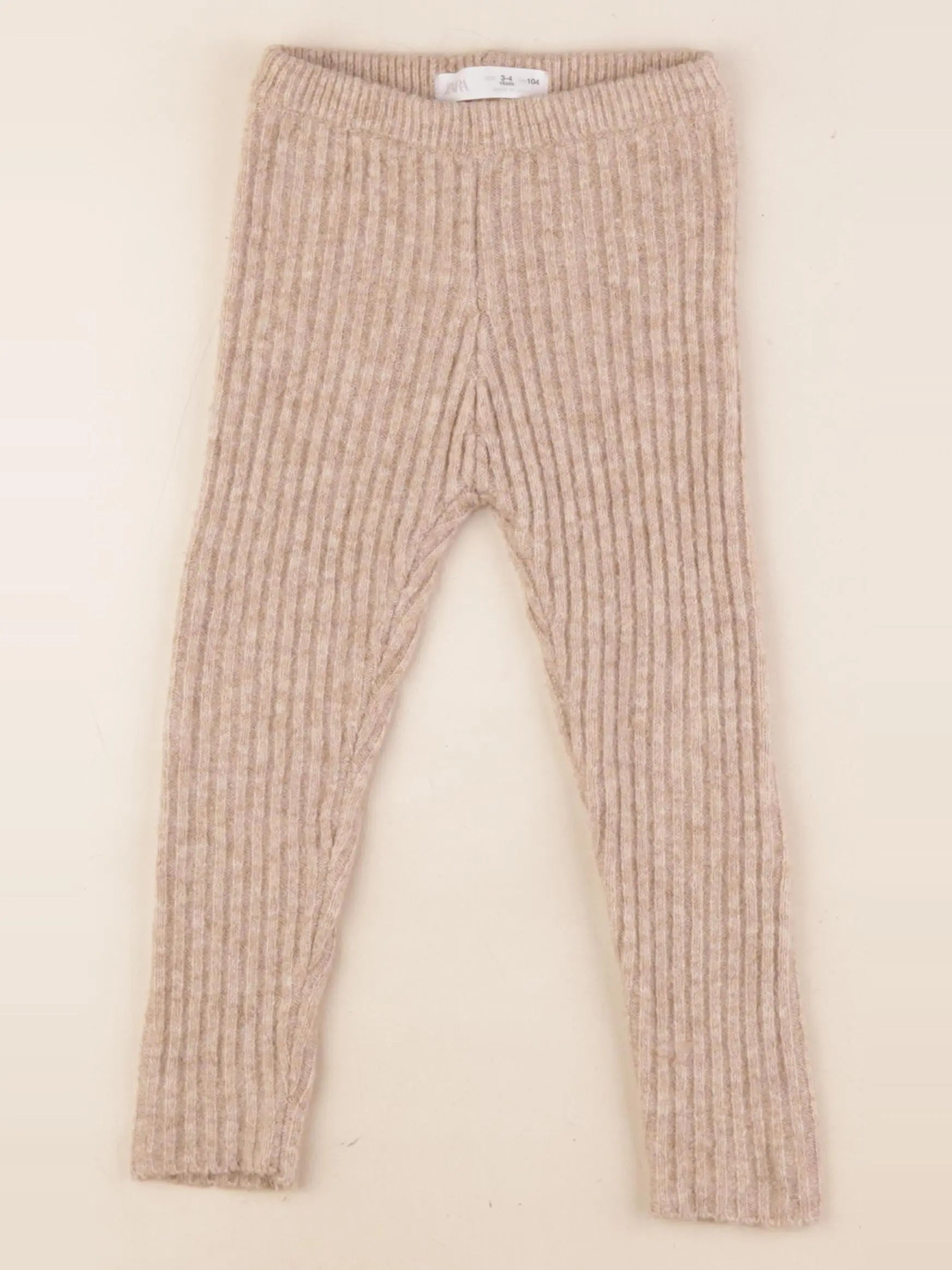 Zara - legging beige - 4 ans