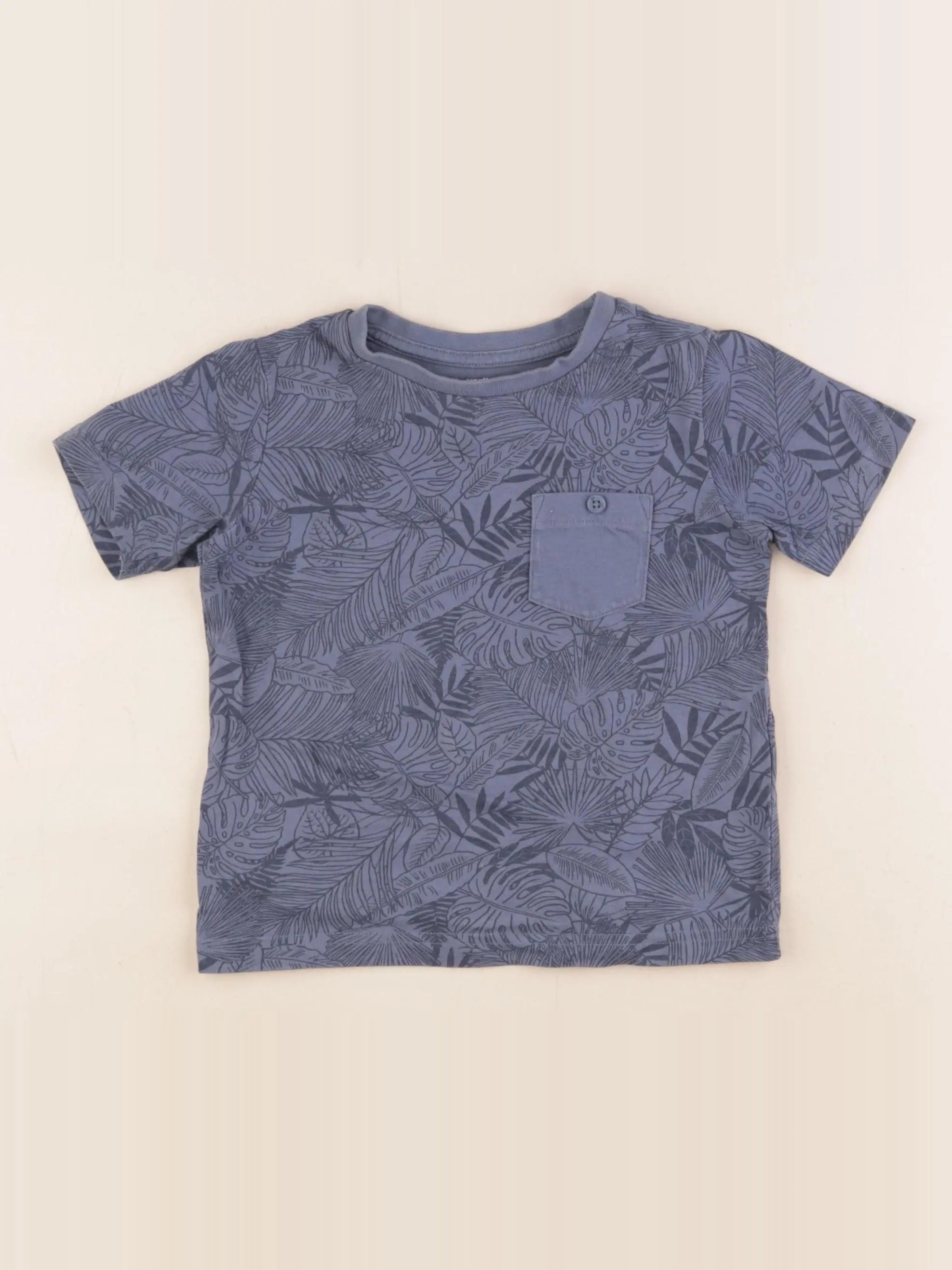 Vertbaudet - tee-shirt bleu - 3 ans