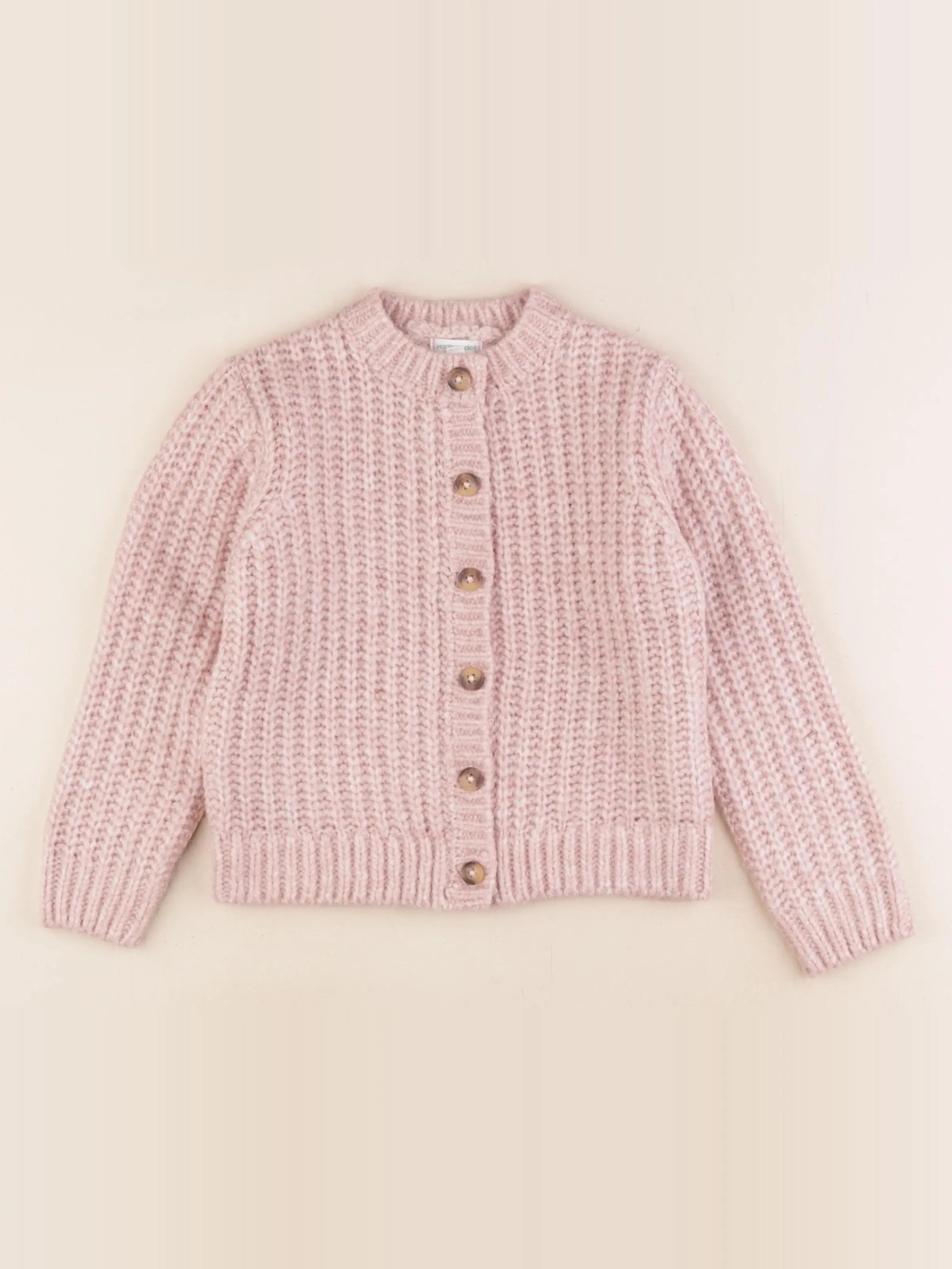 Vertbaudet - gilet rose - 8 ans