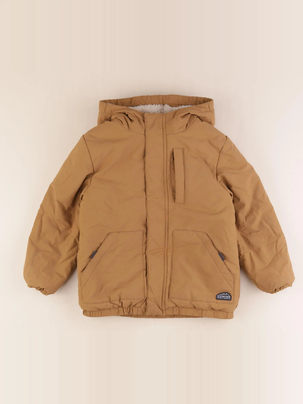 Vertbaudet - veste doublé marron - 6 ans