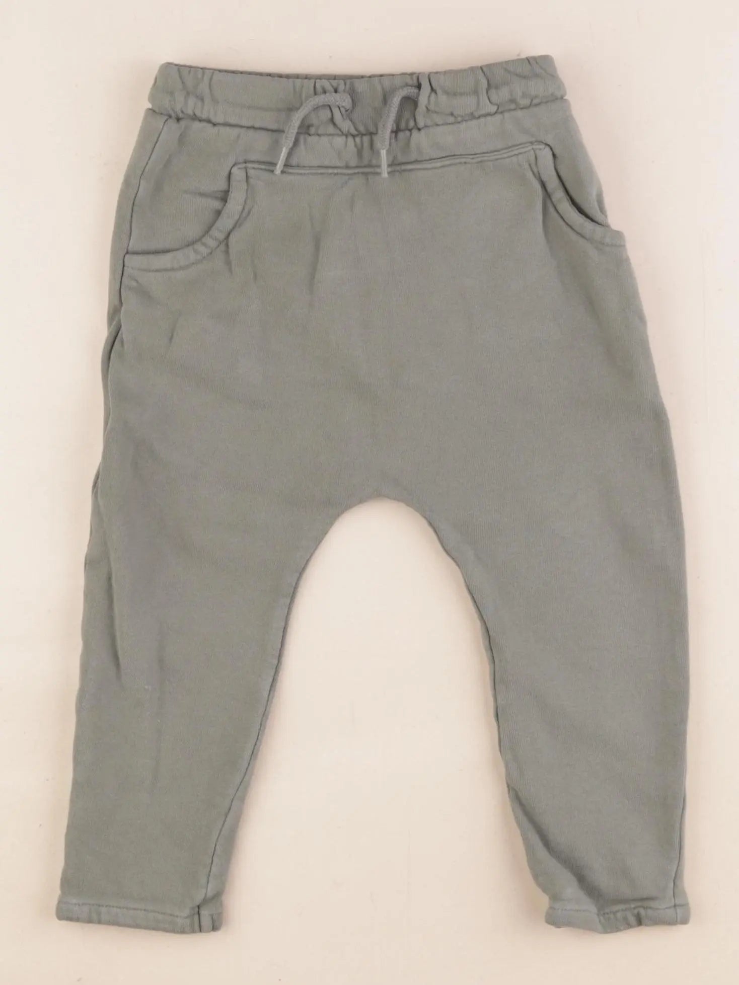 Vertbaudet - pantalon vert - 18 mois