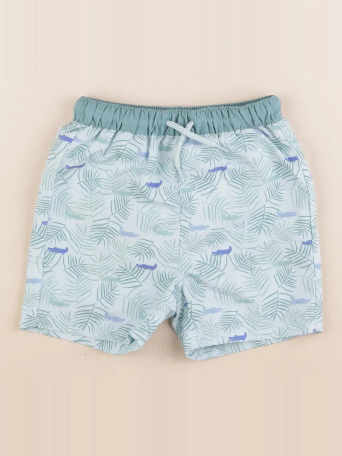 Vertbaudet - maillot de bain bleu, vert - 2 ans