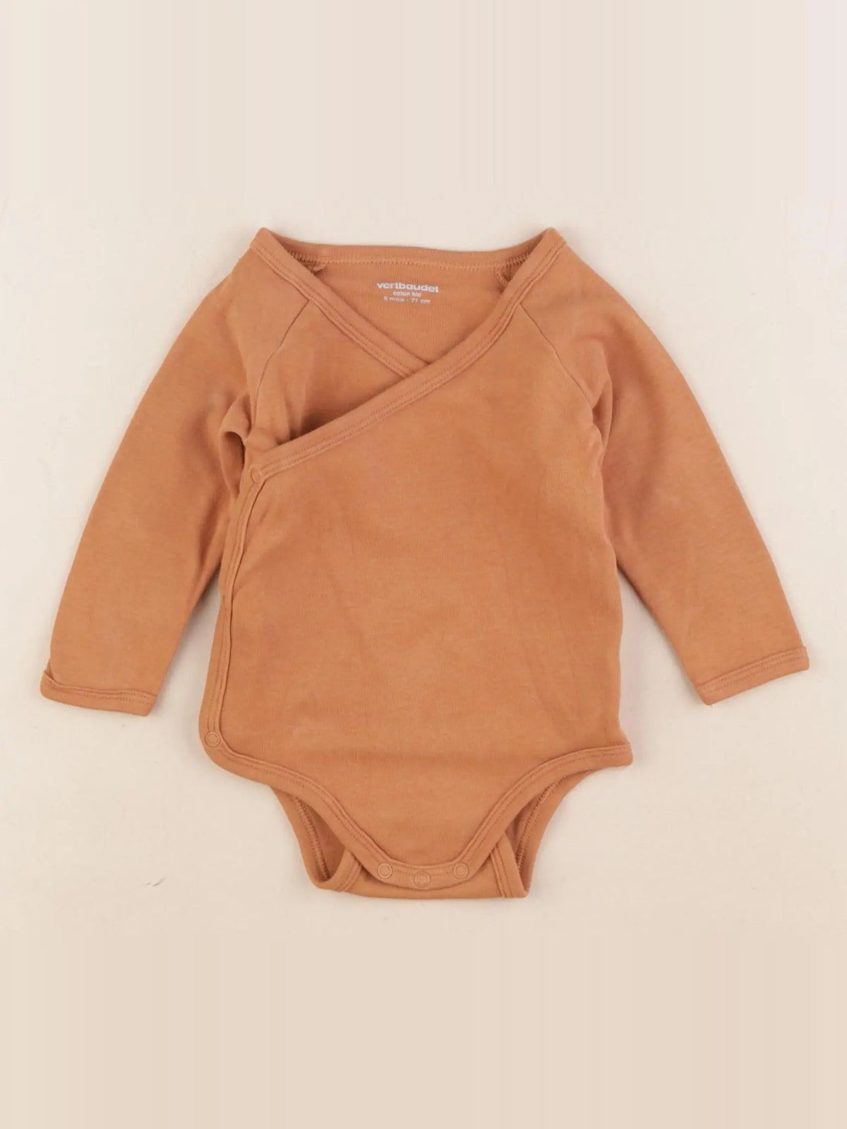 Vertbaudet - body marron - 9 mois