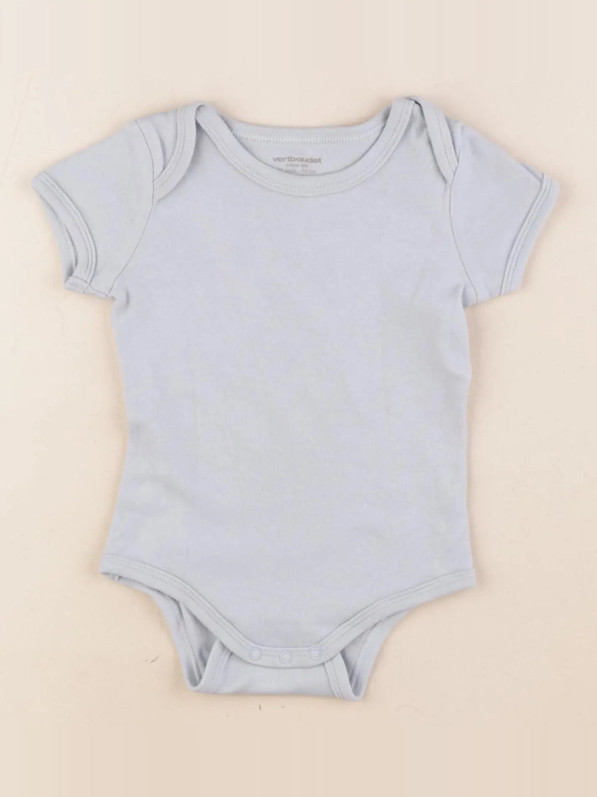 Vertbaudet - body bleu - 12 mois