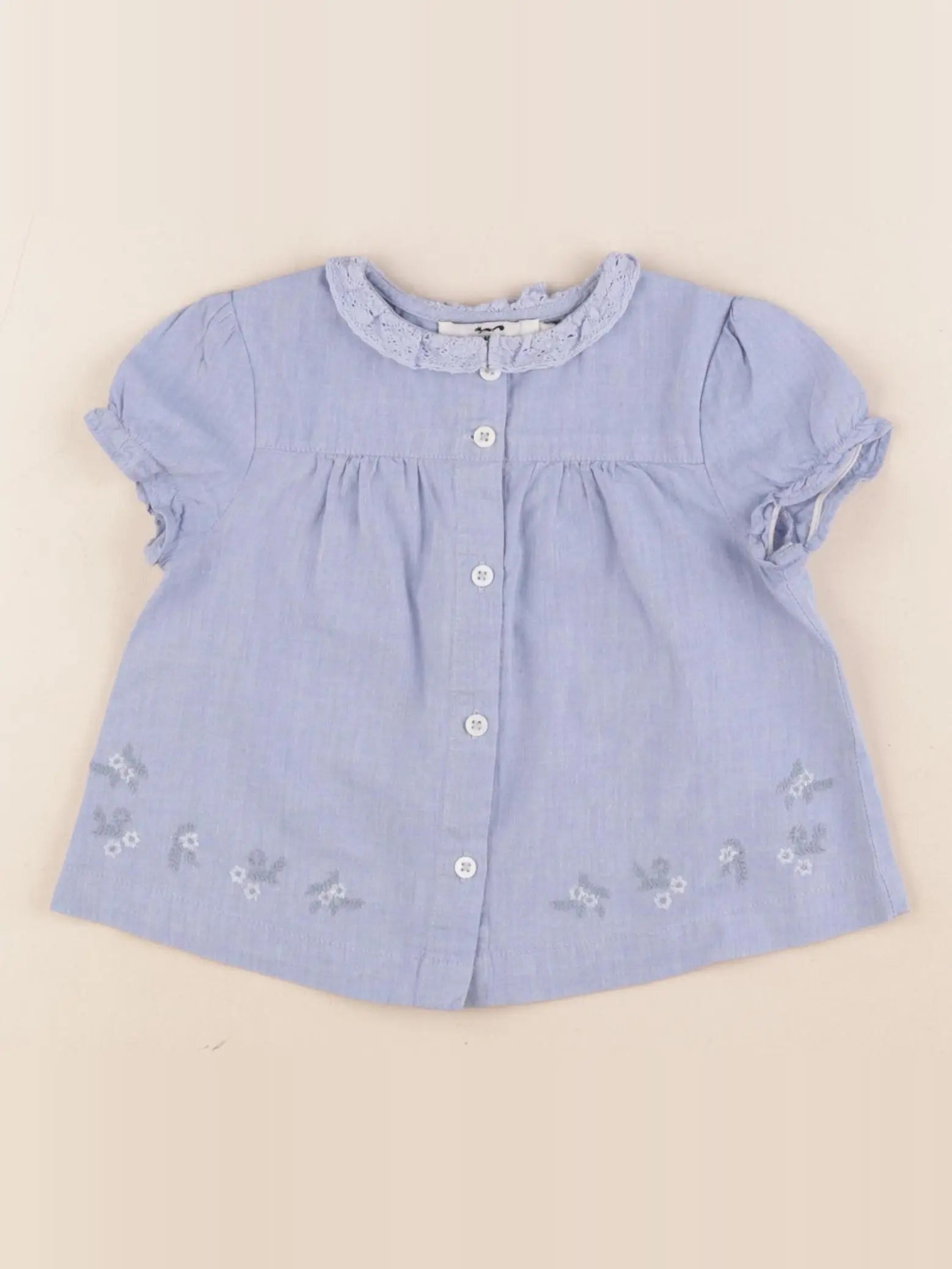 Cyrillus - blouse bleu - 1 an