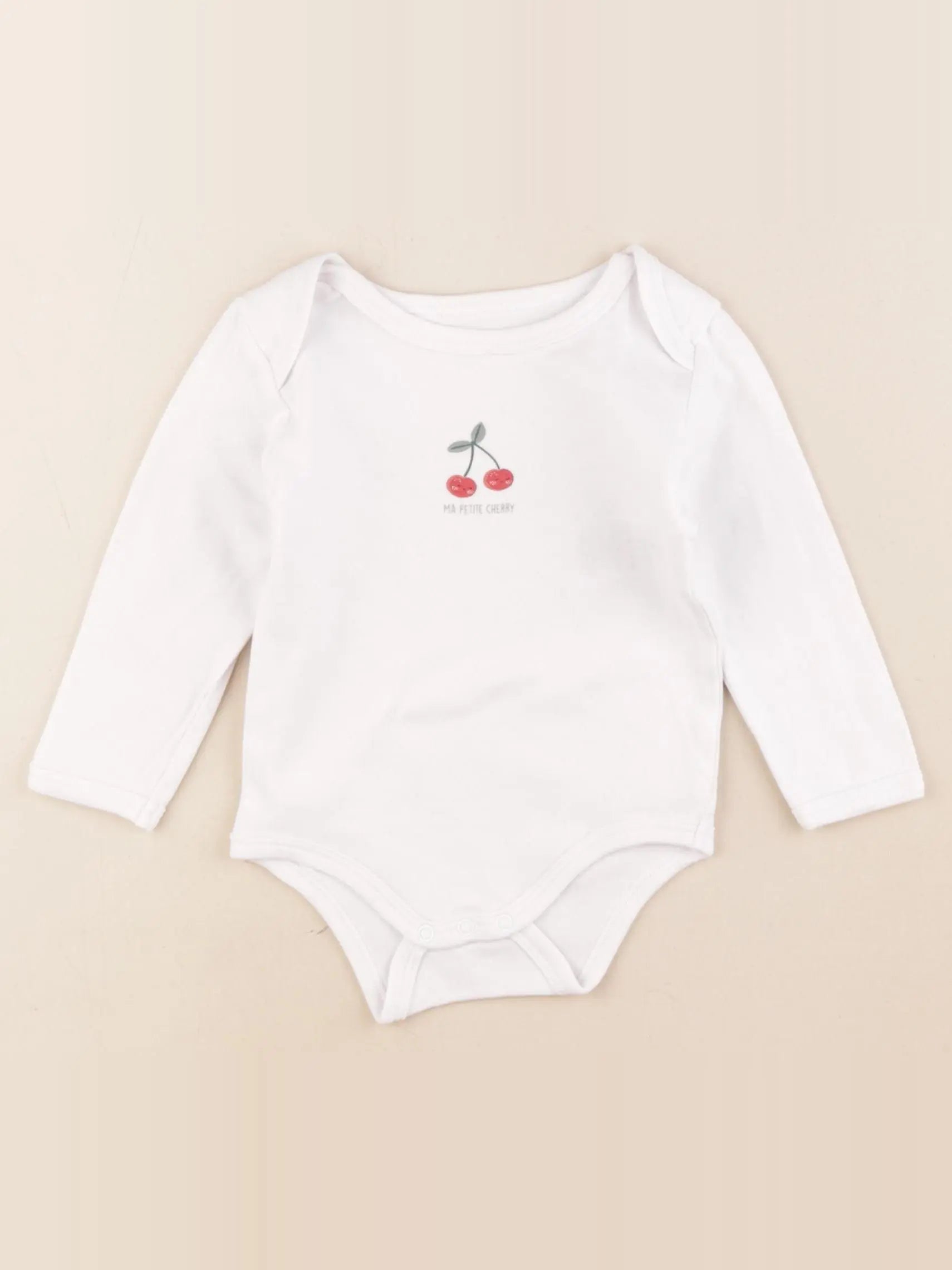 Vertbaudet - body blanc - 12 mois