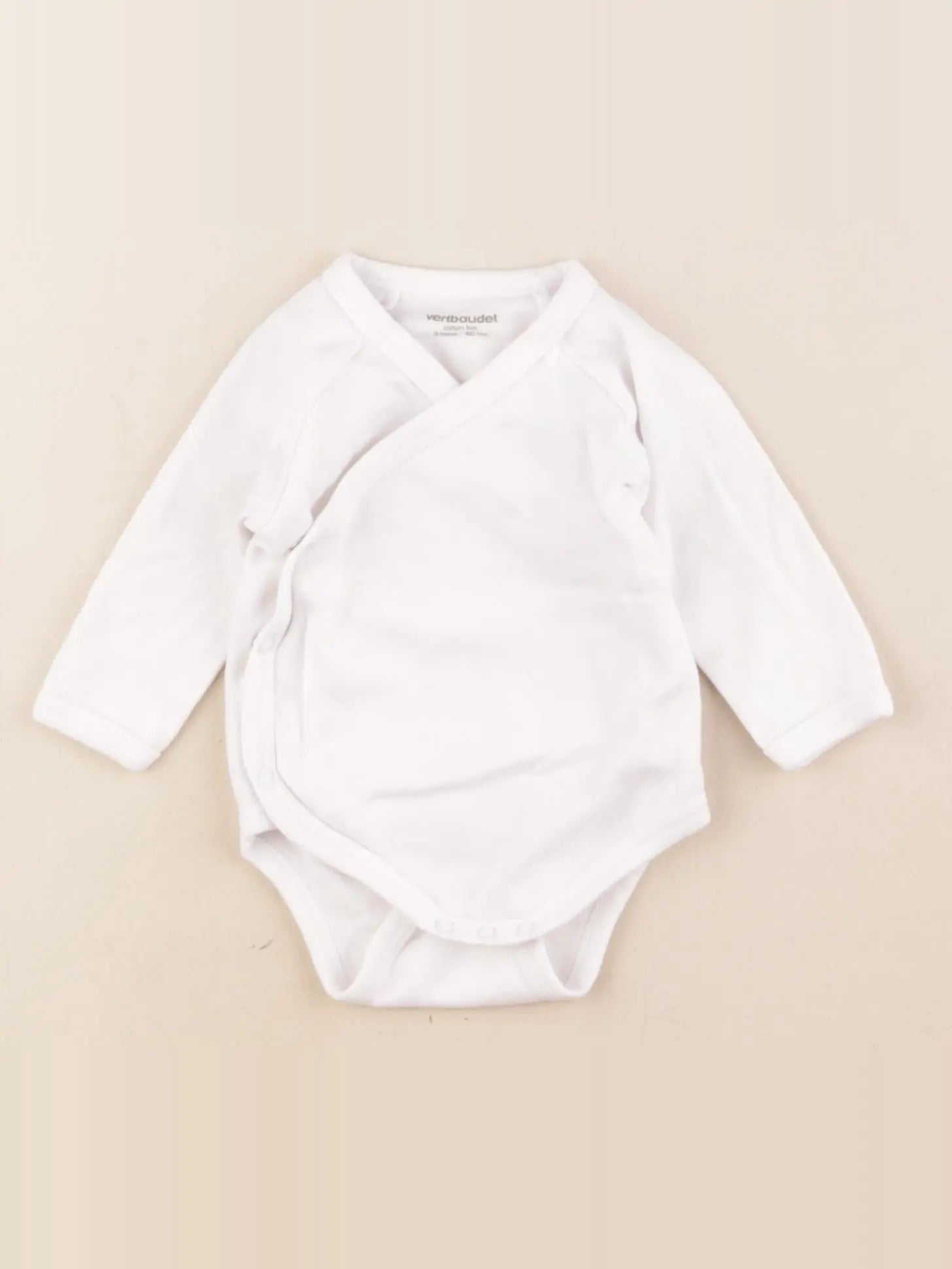 Vertbaudet - body blanc - 3 mois