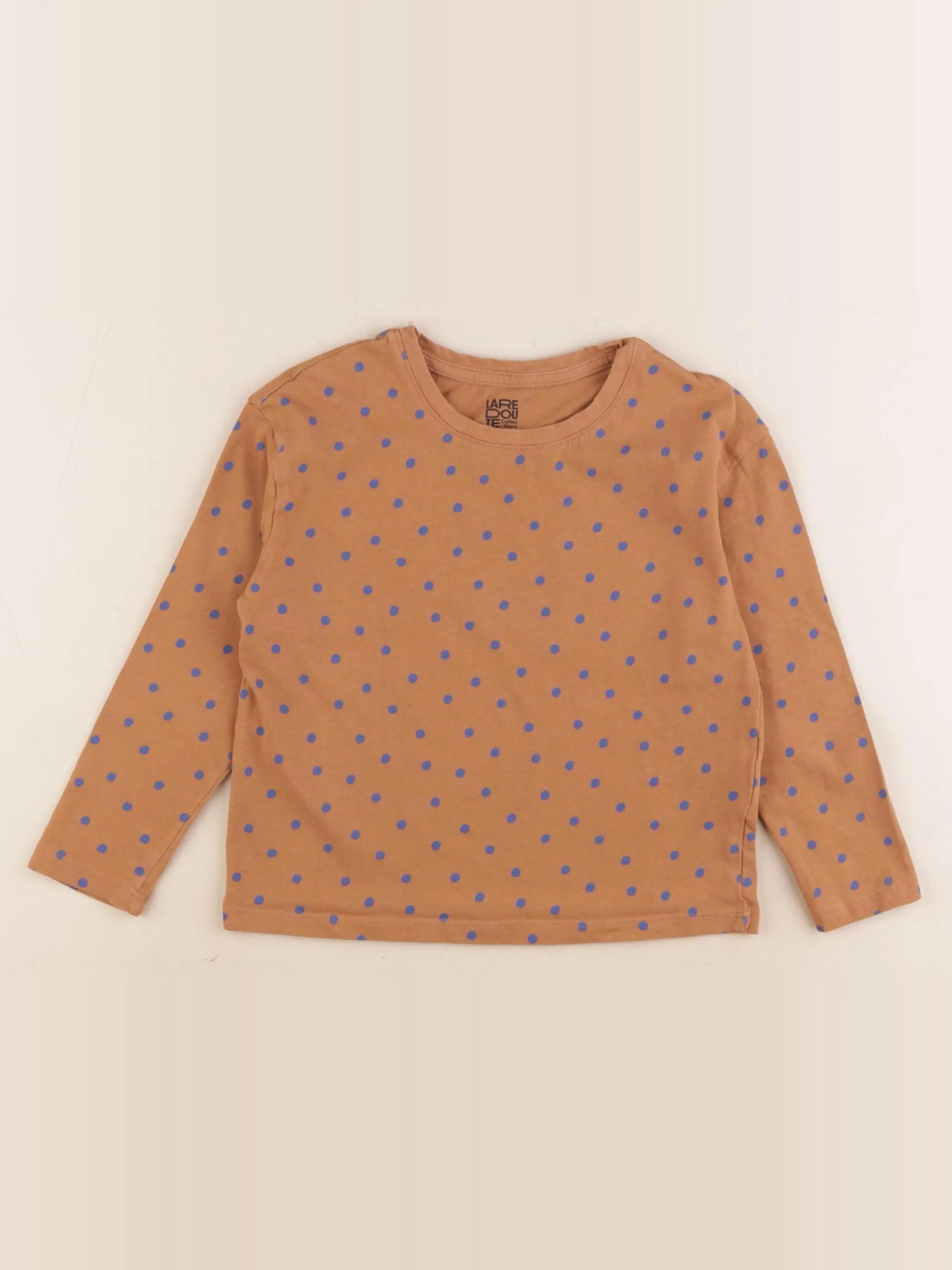 La Redoute - tee-shirt bleu, marron - 5 ans
