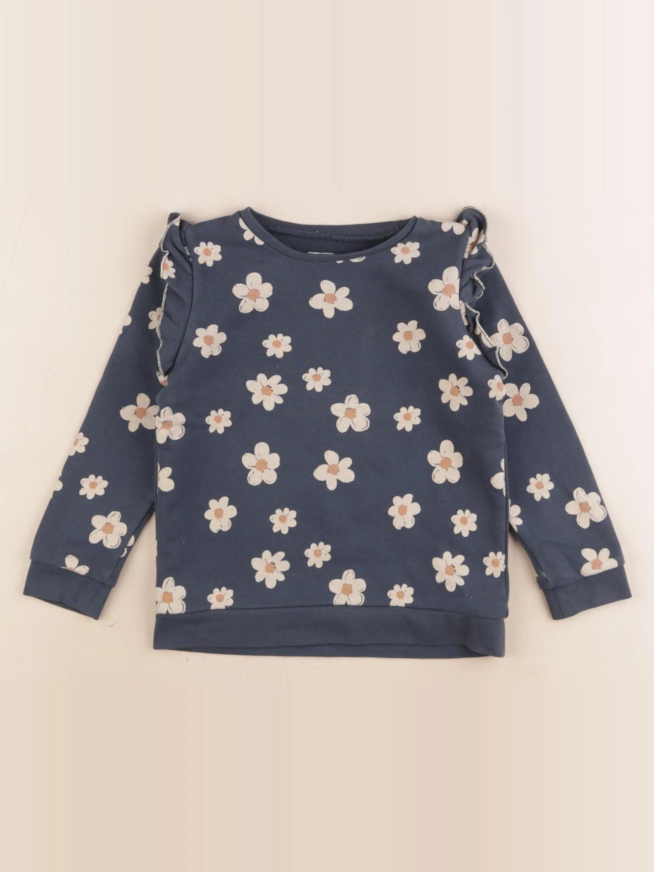 Vertbaudet - sweat bleu - 4 ans