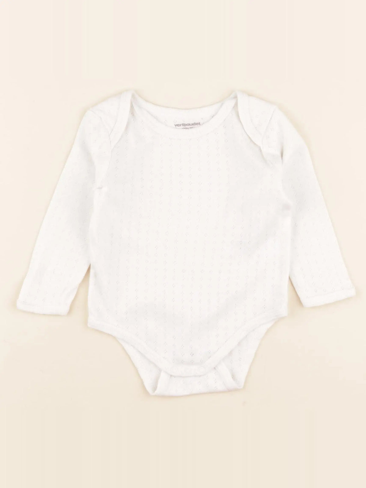 Vertbaudet - body blanc - 9 mois