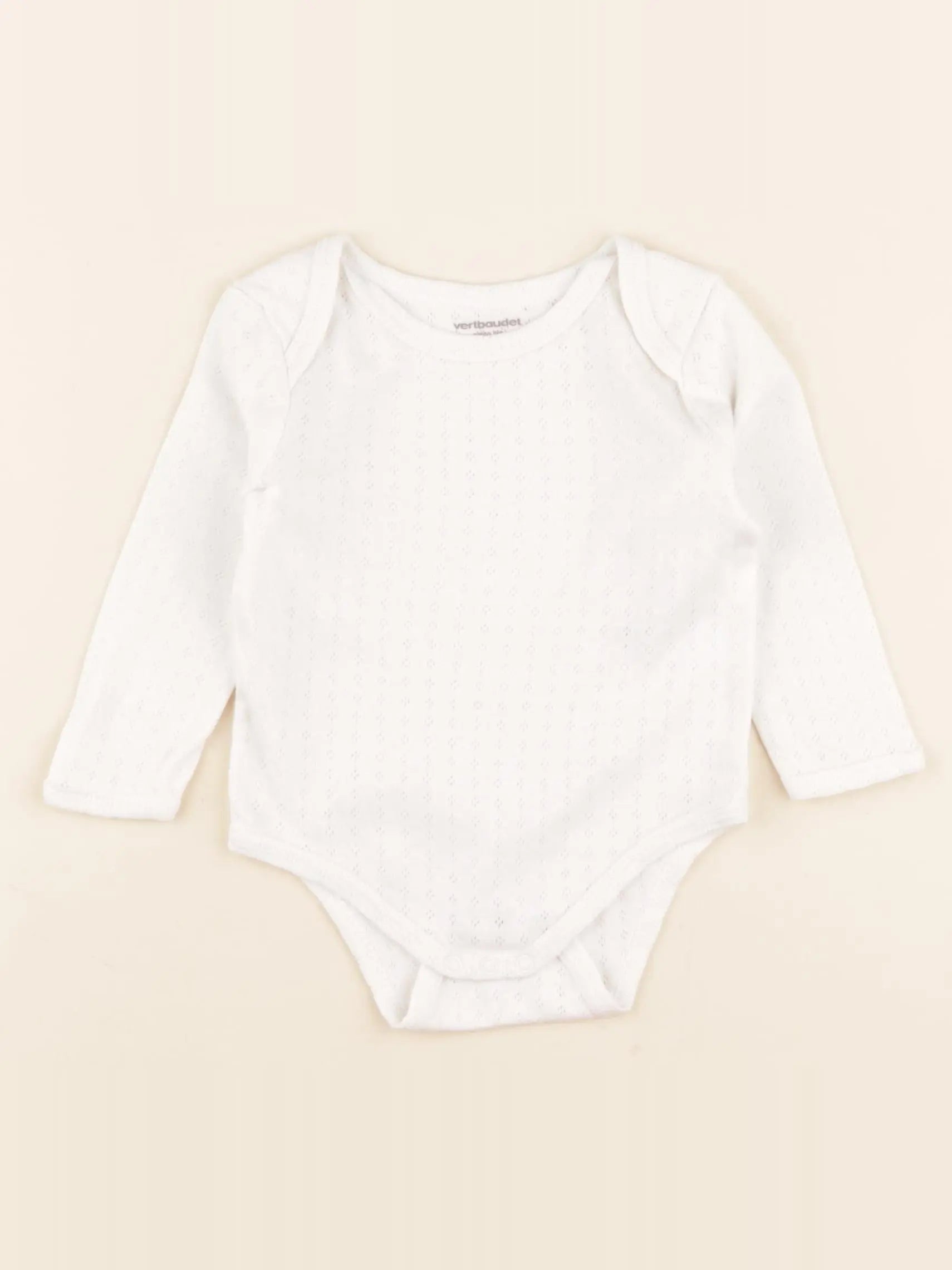 Vertbaudet - body blanc - 9 mois