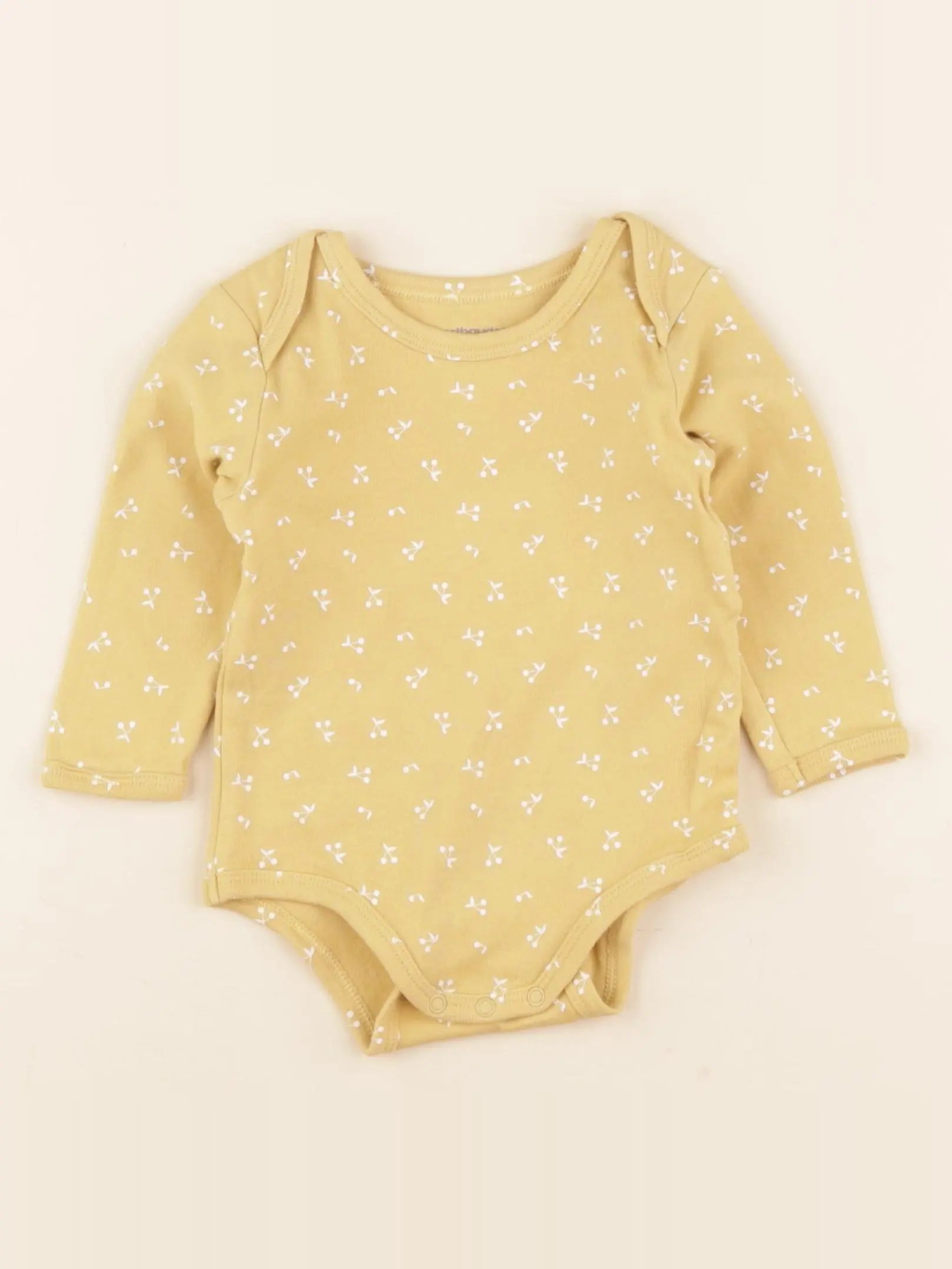 Vertbaudet - body jaune - 9 mois