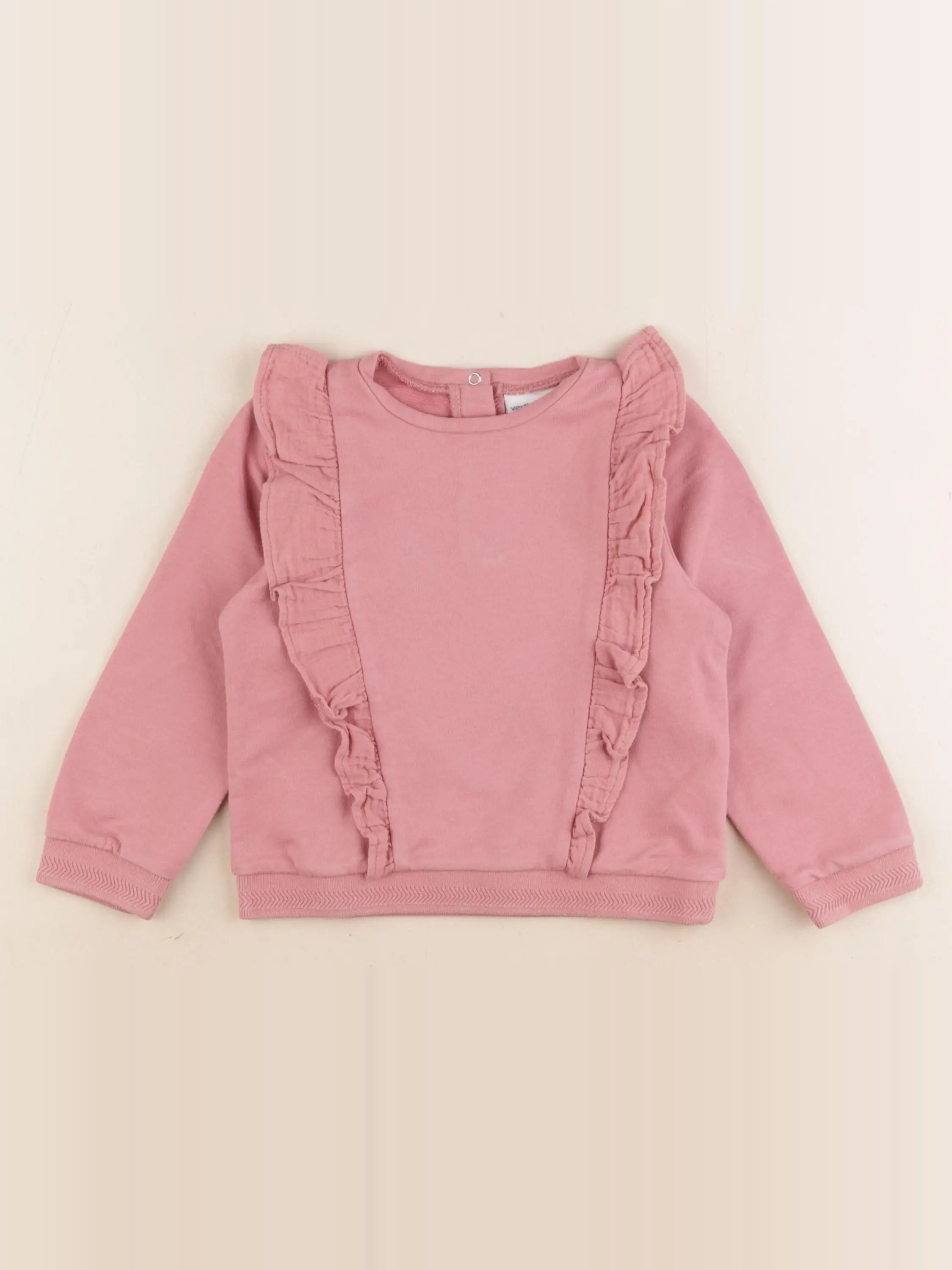 Vertbaudet - sweat rose - 3 ans
