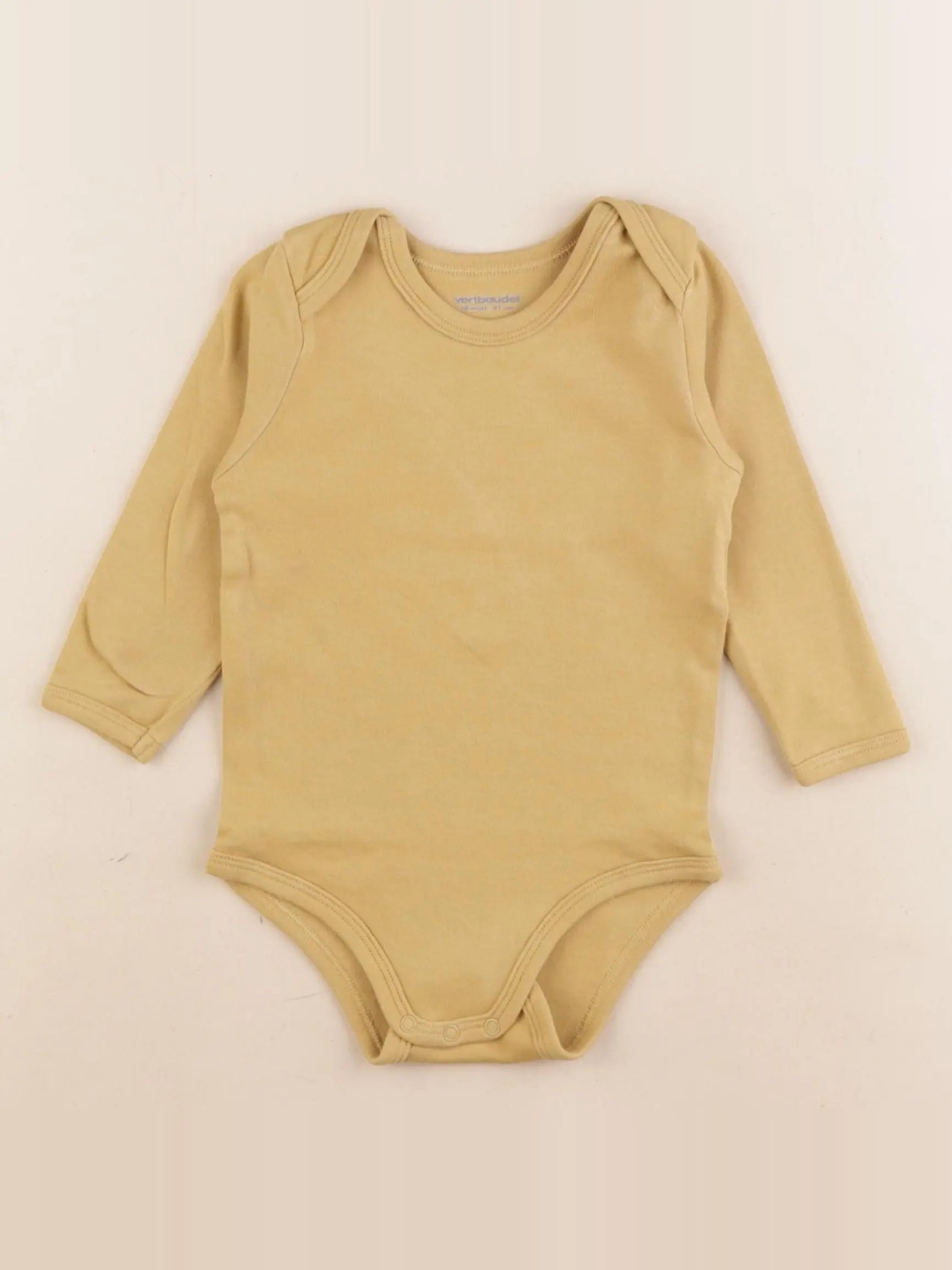 Vertbaudet - body jaune - 18 mois