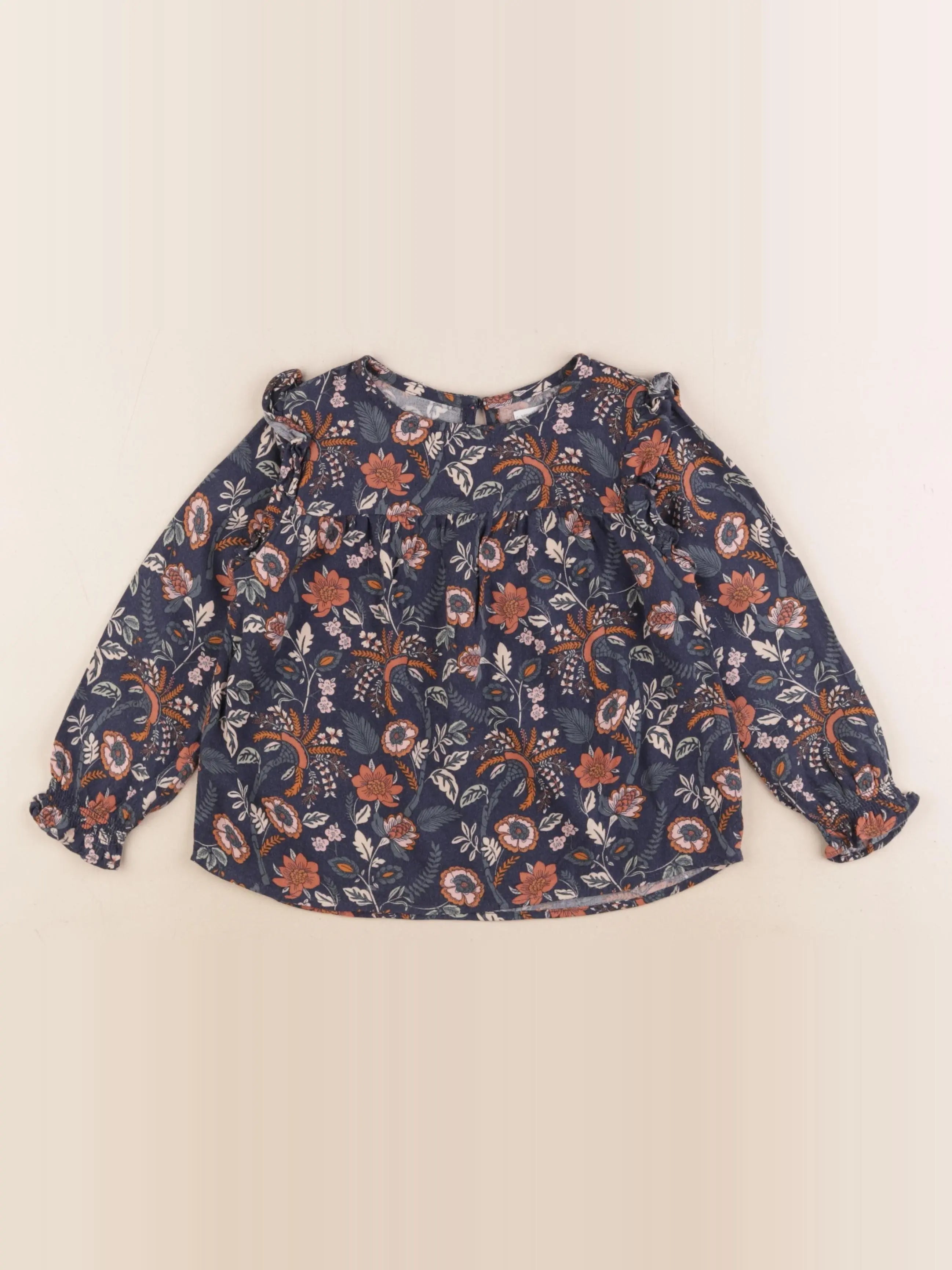 Vertbaudet - blouse multicolore - 4 ans
